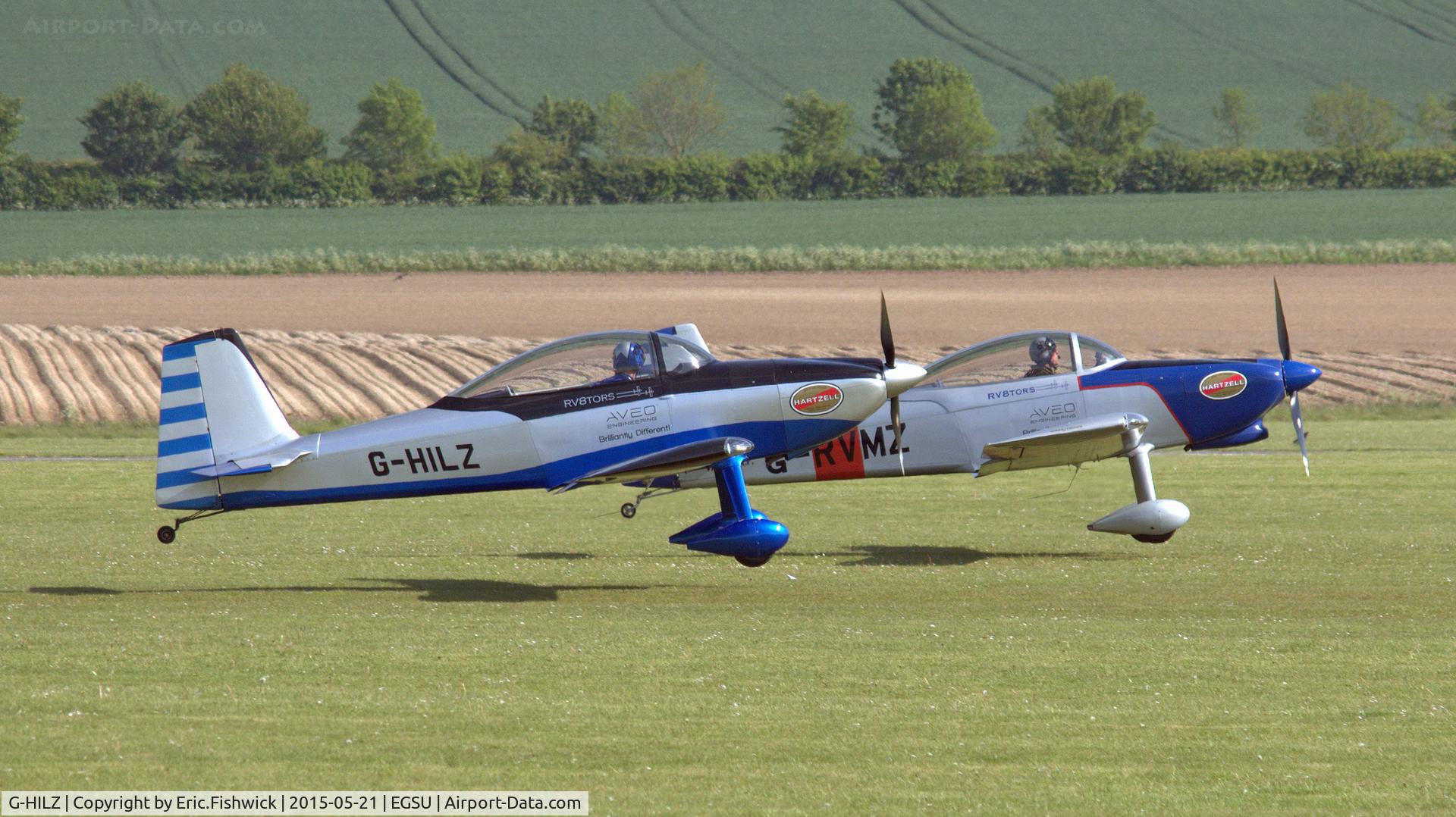 G-HILZ, 2006 Vans RV-8 C/N PFA 303-14471, 5. The RV8tors preparing for The IWM VE Day Anniversary Air Show, May 2015.