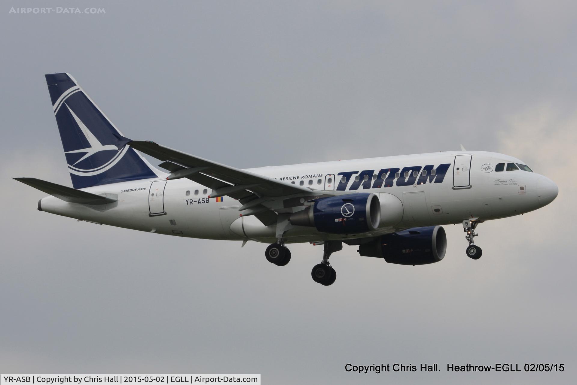 YR-ASB, 2006 Airbus A318-111 C/N 2955, Tarom