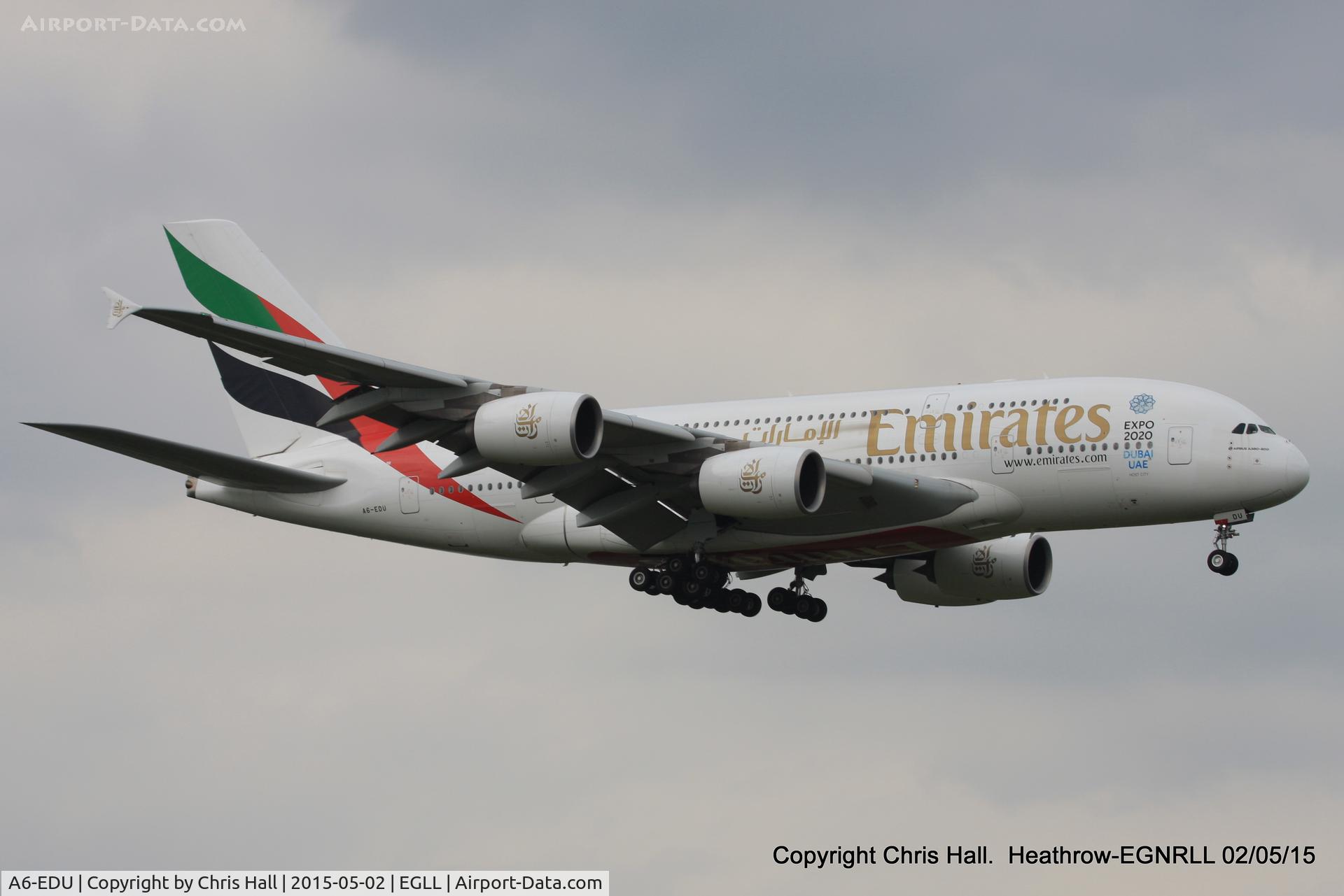 A6-EDU, 2011 Airbus A380-861 C/N 098, Emirates