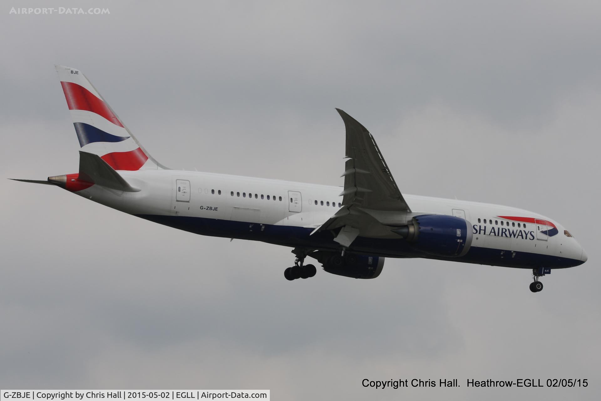 G-ZBJE, 2013 Boeing 787-8 Dreamliner C/N 38612, British Airways