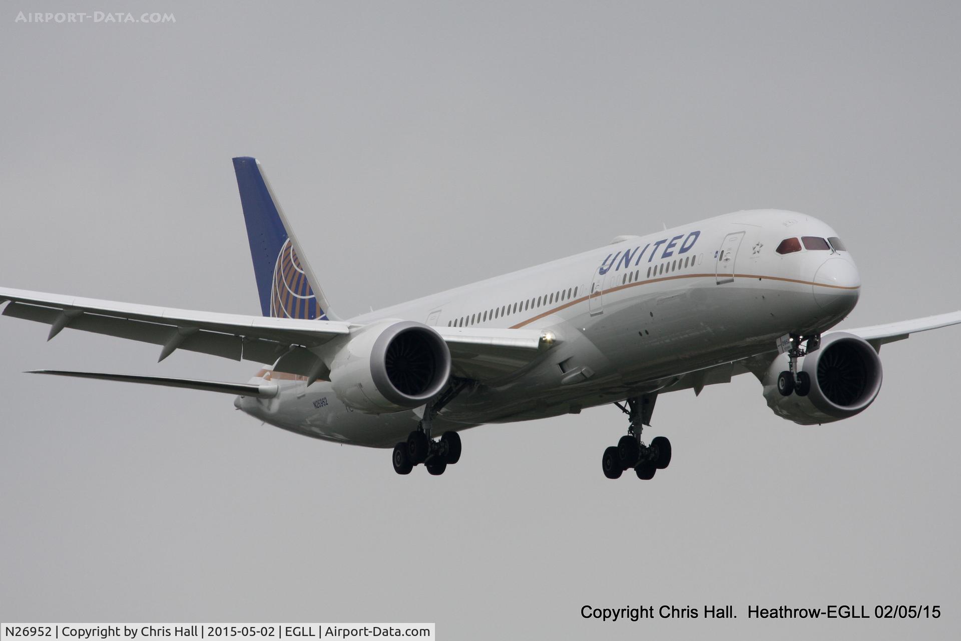 N26952, 2014 Boeing 787-9 Dreamliner C/N 36403, United