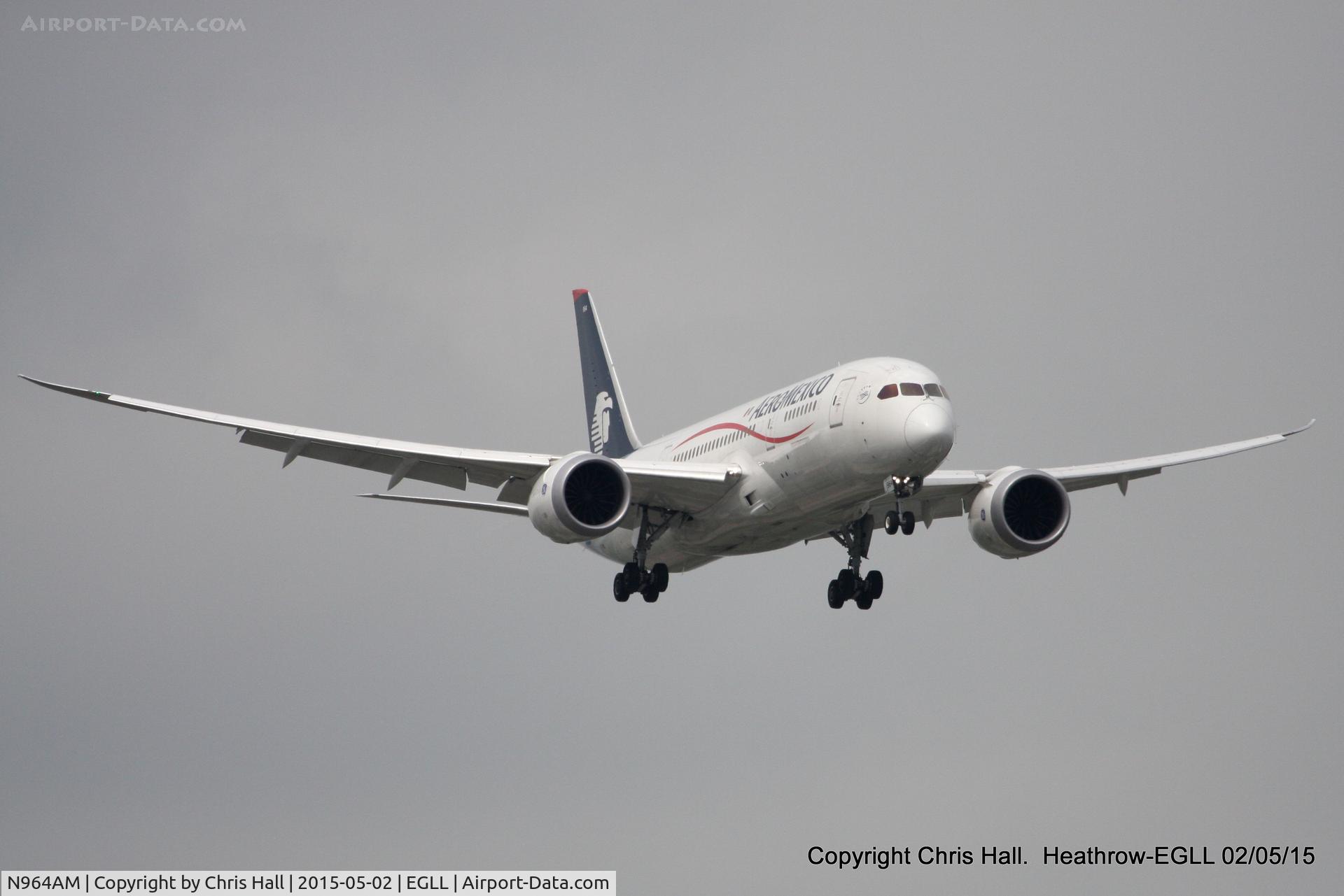 N964AM, 2013 Boeing 787-8 Dreamliner C/N 35307, Aeroméxico