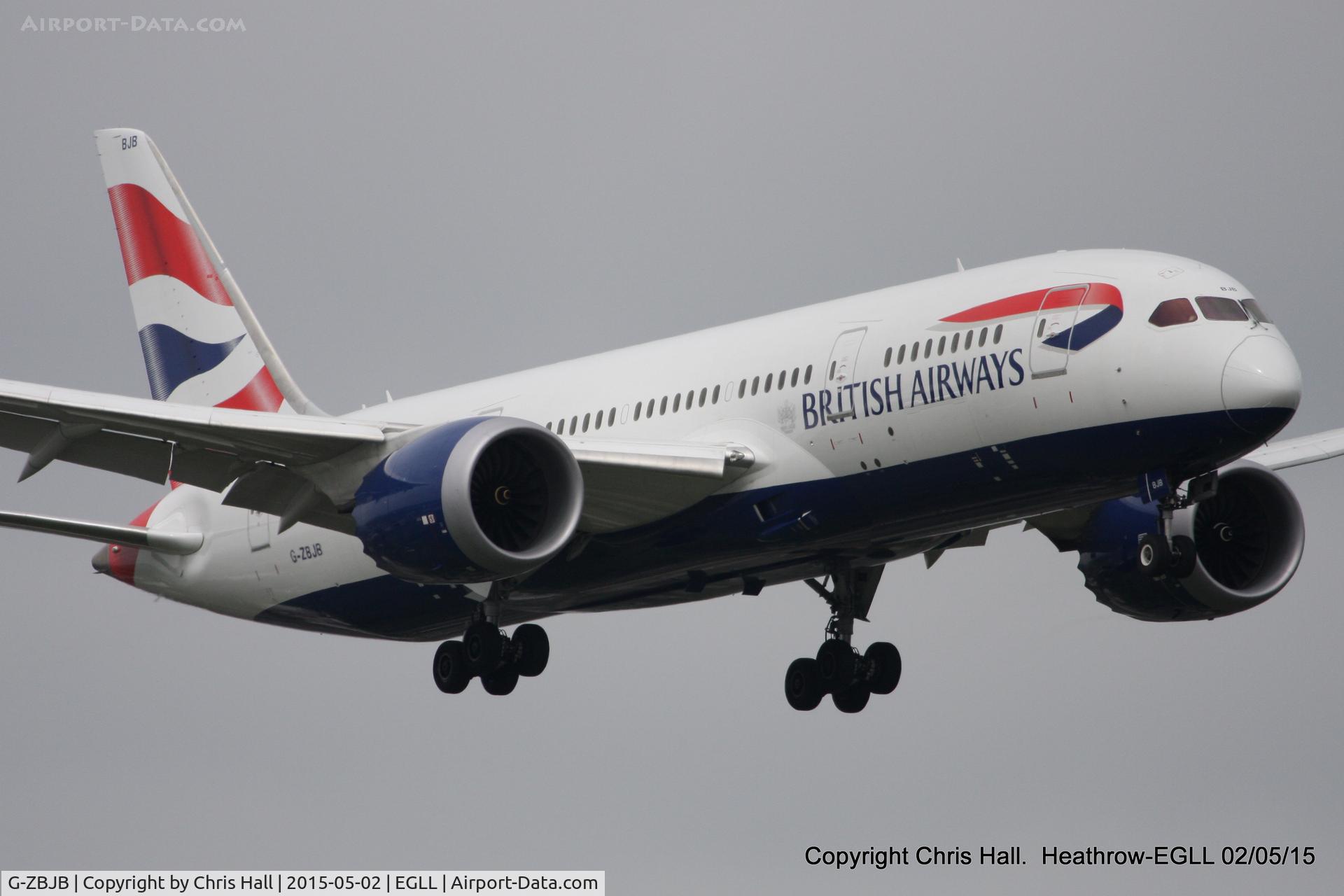 G-ZBJB, 2013 Boeing 787-8 Dreamliner C/N 38610, British Airways