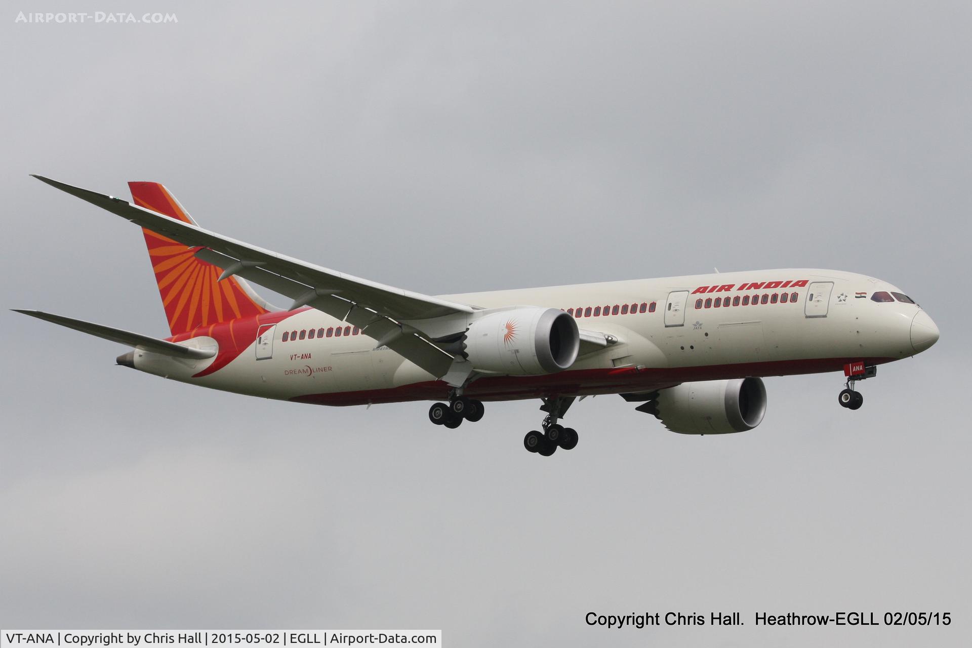 VT-ANA, 2011 Boeing 787-8 Dreamliner C/N 36273, Air India