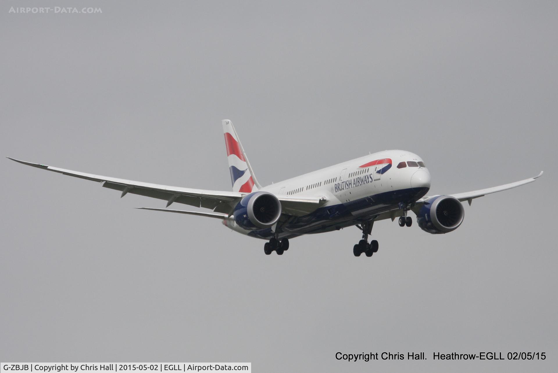 G-ZBJB, 2013 Boeing 787-8 Dreamliner C/N 38610, British Airways