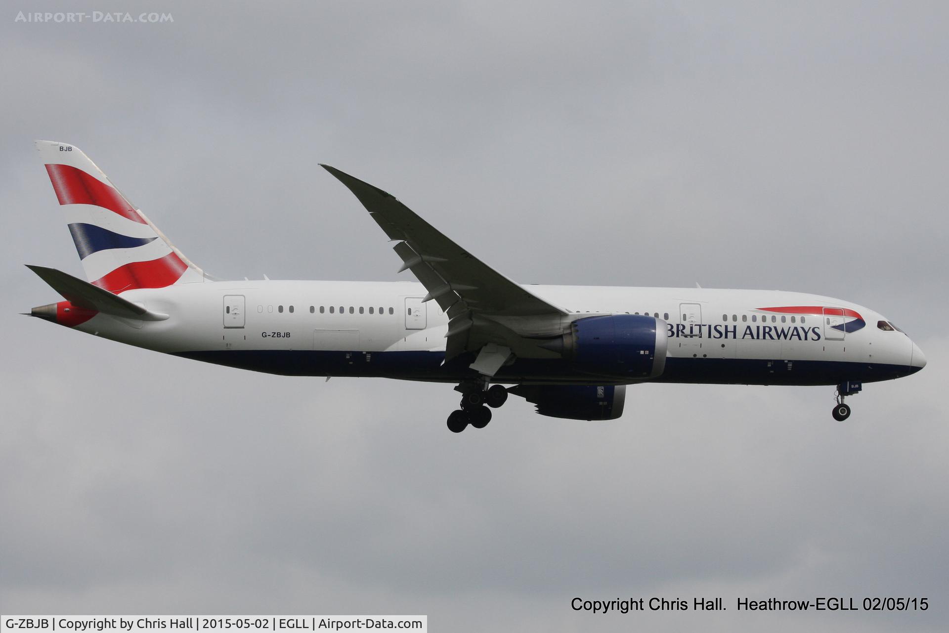 G-ZBJB, 2013 Boeing 787-8 Dreamliner C/N 38610, British Airways