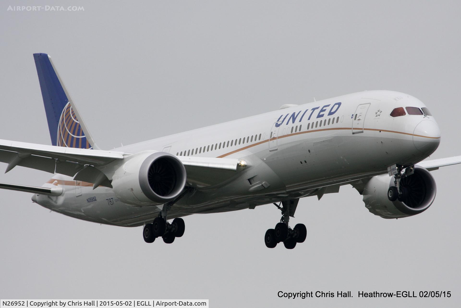 N26952, 2014 Boeing 787-9 Dreamliner C/N 36403, United