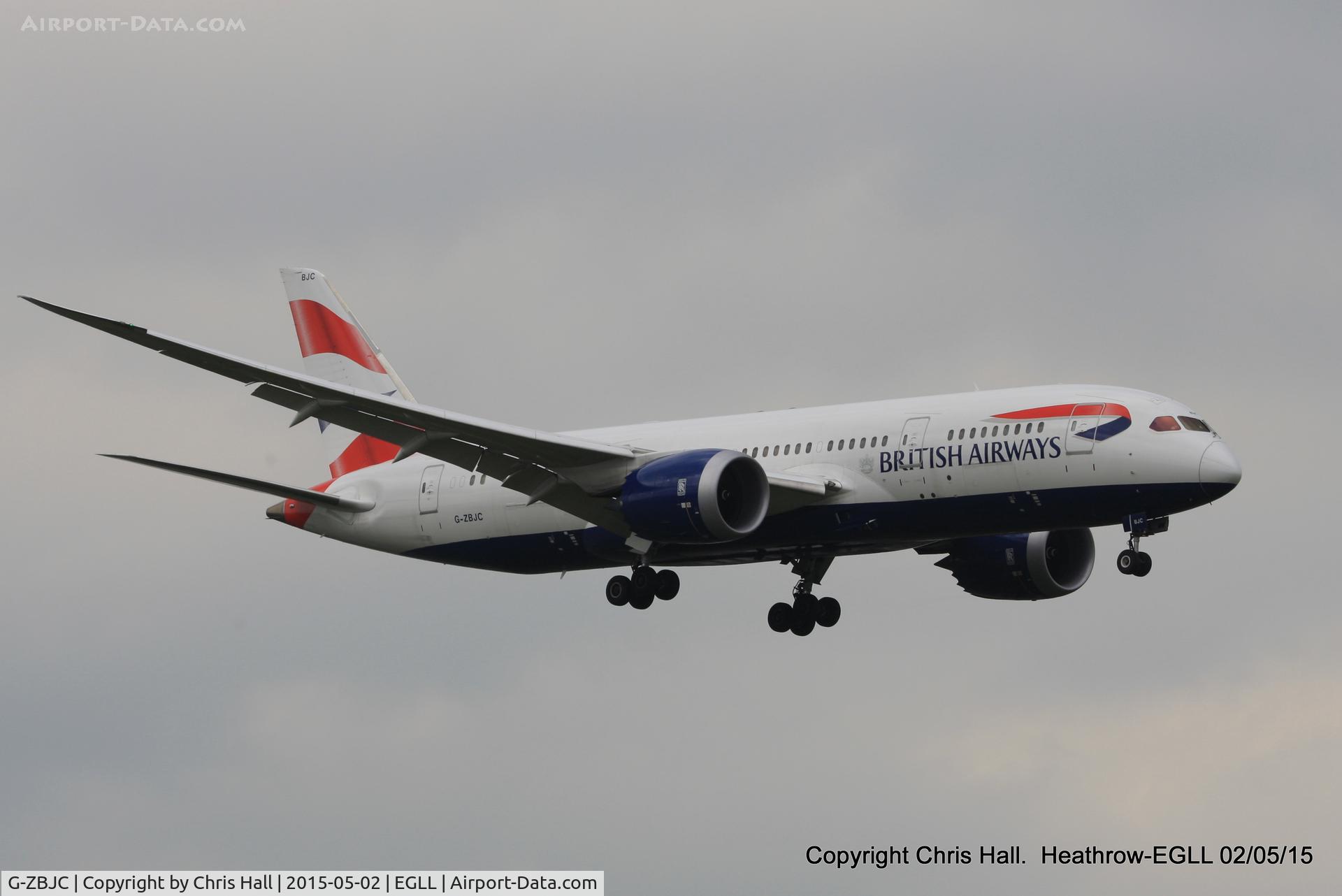 G-ZBJC, 2013 Boeing 787-8 Dreamliner C/N 38611, British Airways