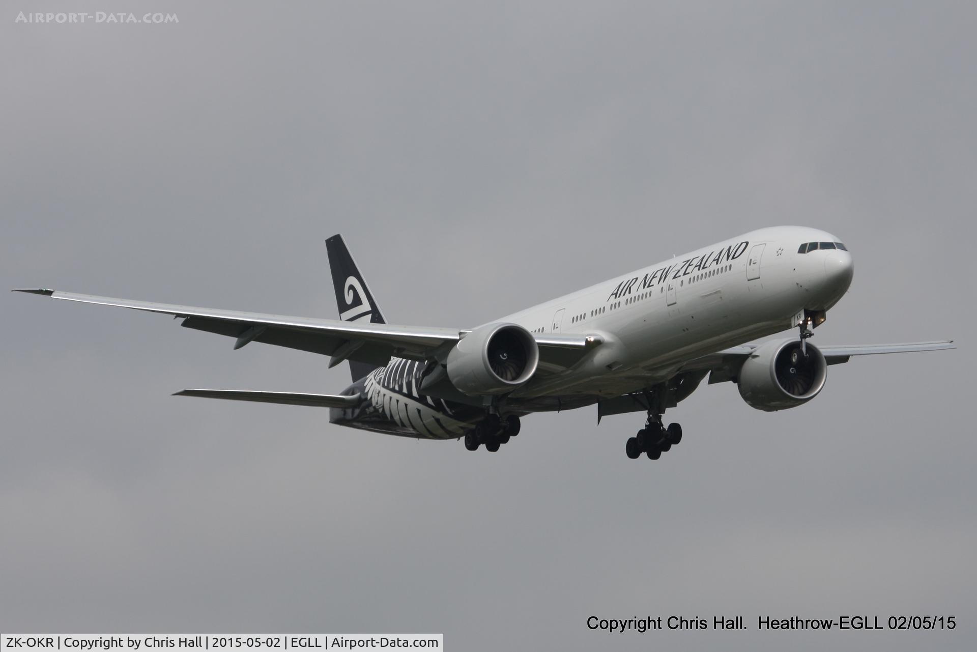 ZK-OKR, 2014 Boeing 777-306/ER C/N 44546, Air New Zealand