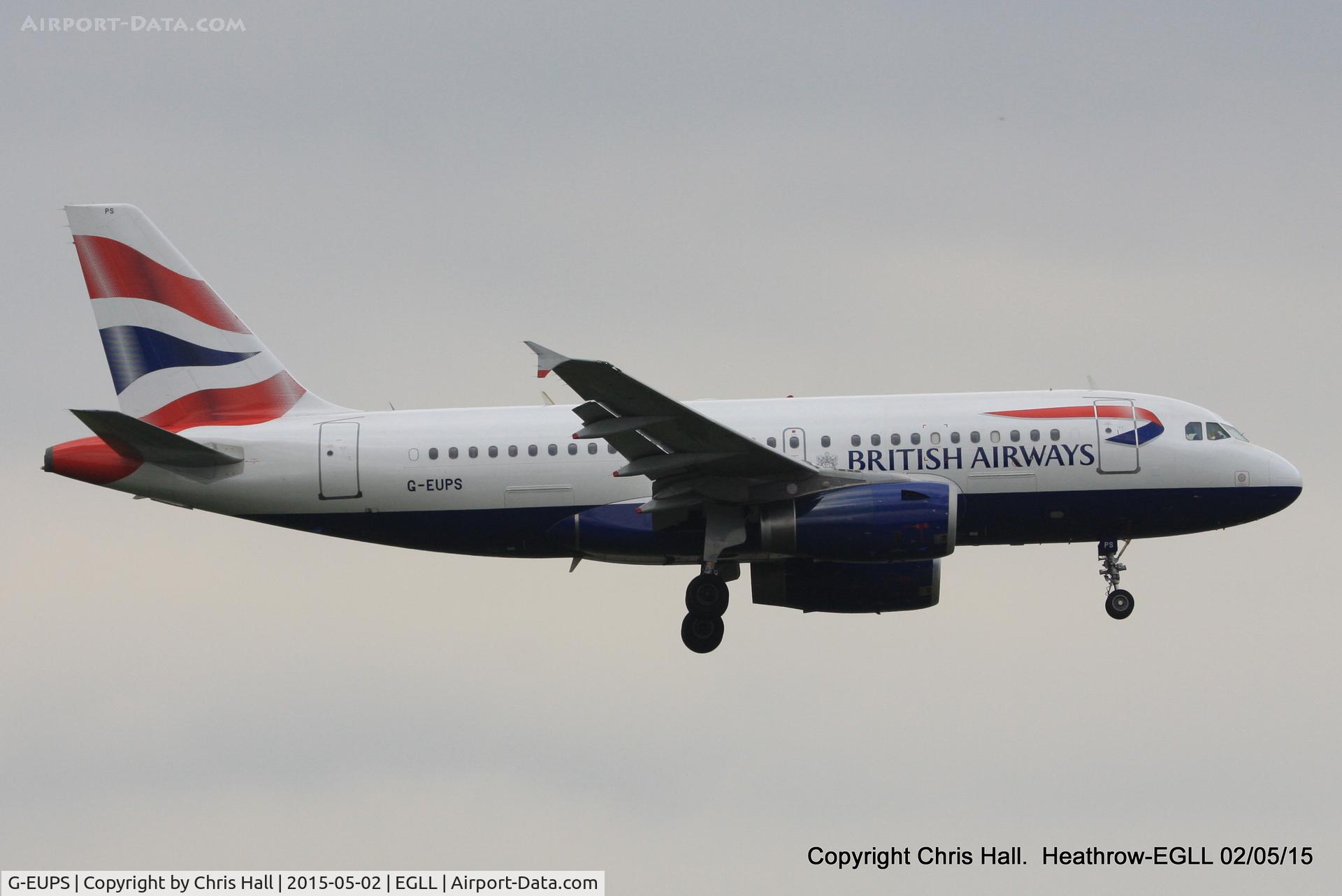 G-EUPS, 2000 Airbus A319-131 C/N 1338, British Airways