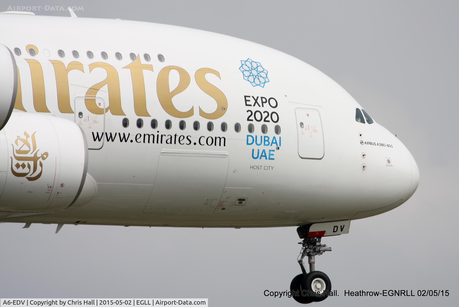 A6-EDV, 2011 Airbus A380-861 C/N 101, Emirates