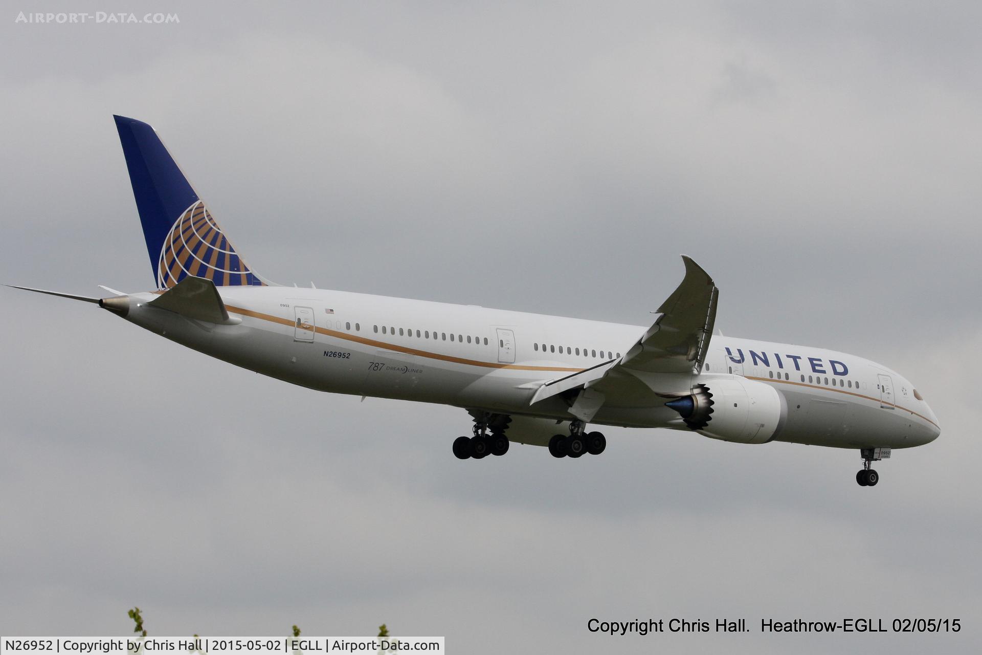 N26952, 2014 Boeing 787-9 Dreamliner C/N 36403, United