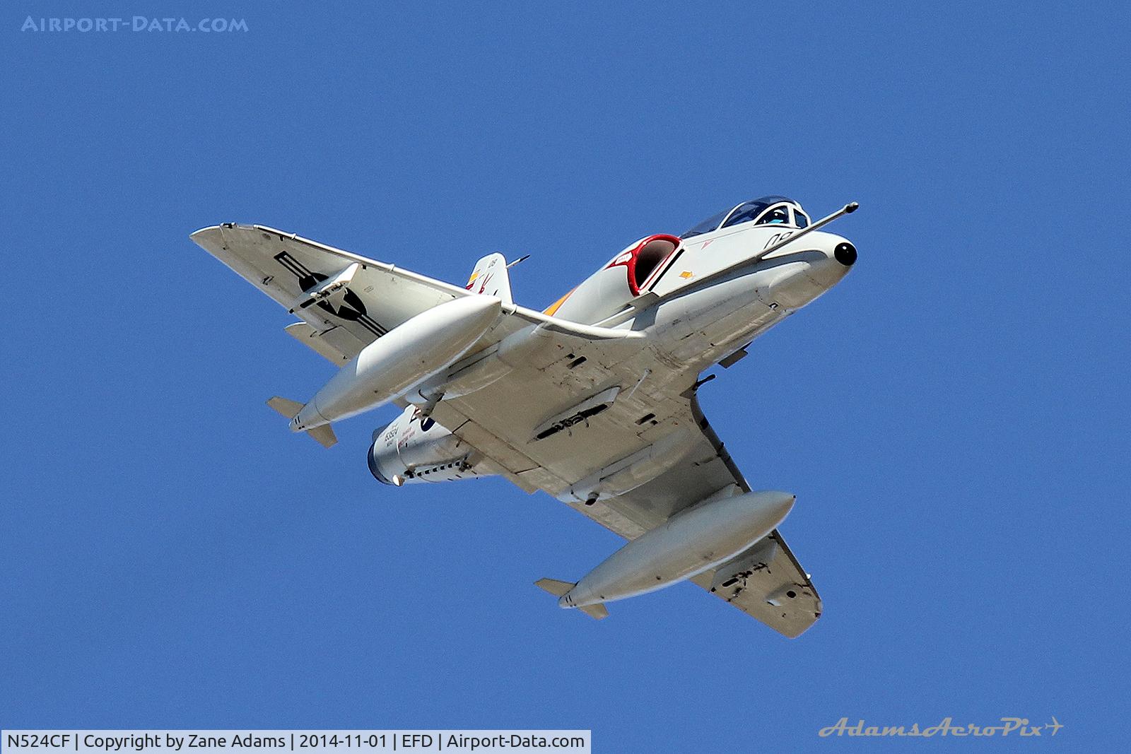 N524CF, 1967 Douglas TA-4F Skyhawk C/N 13590, The Collings Foundation TA-4F at the 2015 Wings Over Houston Airshow