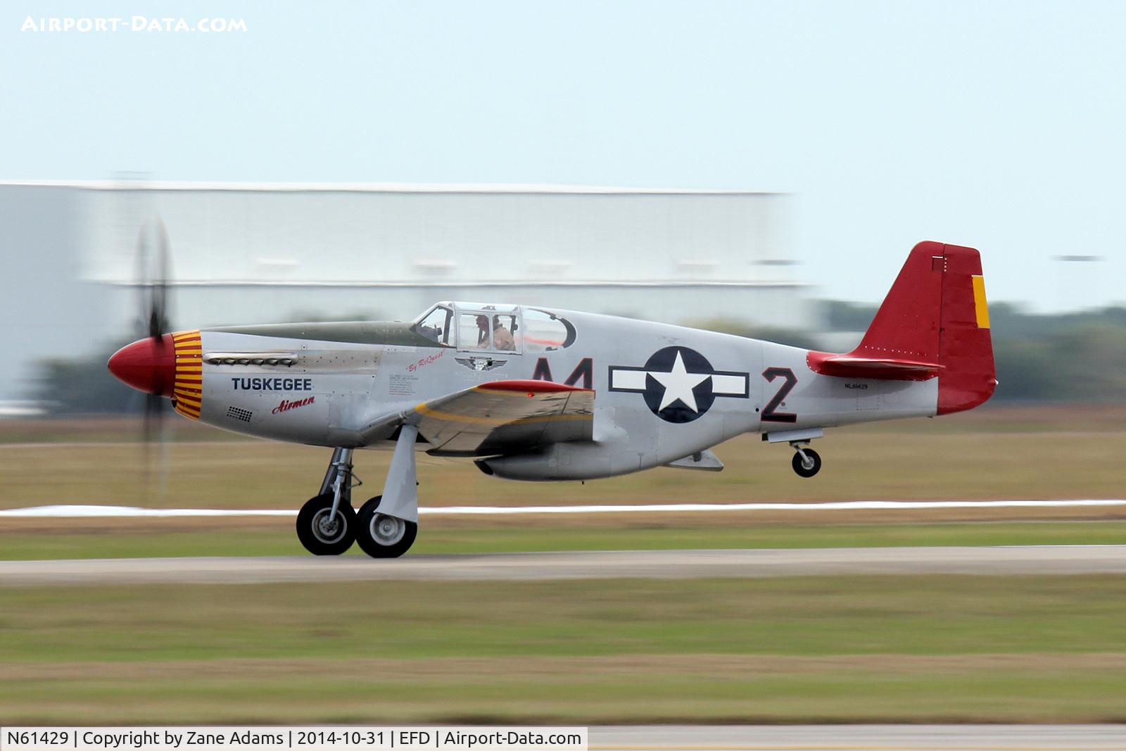 N61429, 1942 North American P-51C Mustang C/N 103-26199, At the 2015 Wings Over Houston Airshow