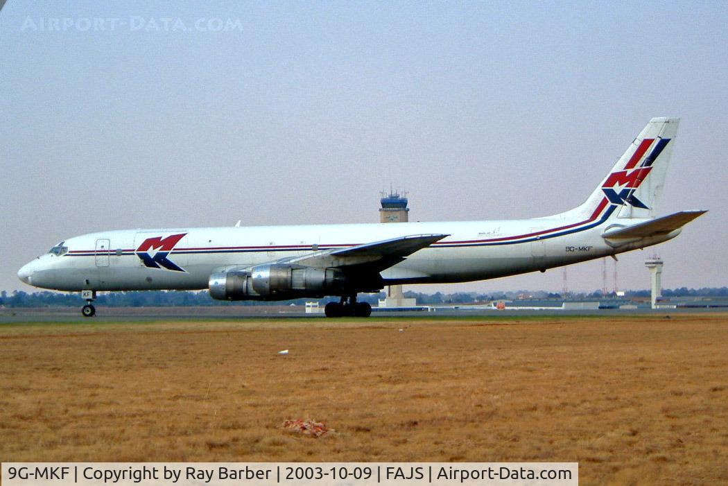 9G-MKF, 1965 Douglas DC-8-55CF C/N 45820, Douglas DC-8-55F [45820] (MK Air Cargo) Johannesburg Int~ZS 09/10/2003