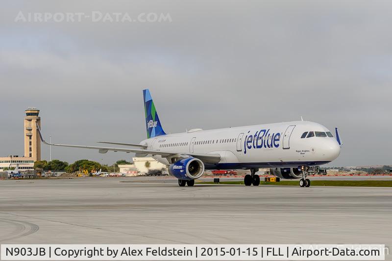N903JB, 2013 Airbus A321-231 C/N 5783, Ft. Lauderdale