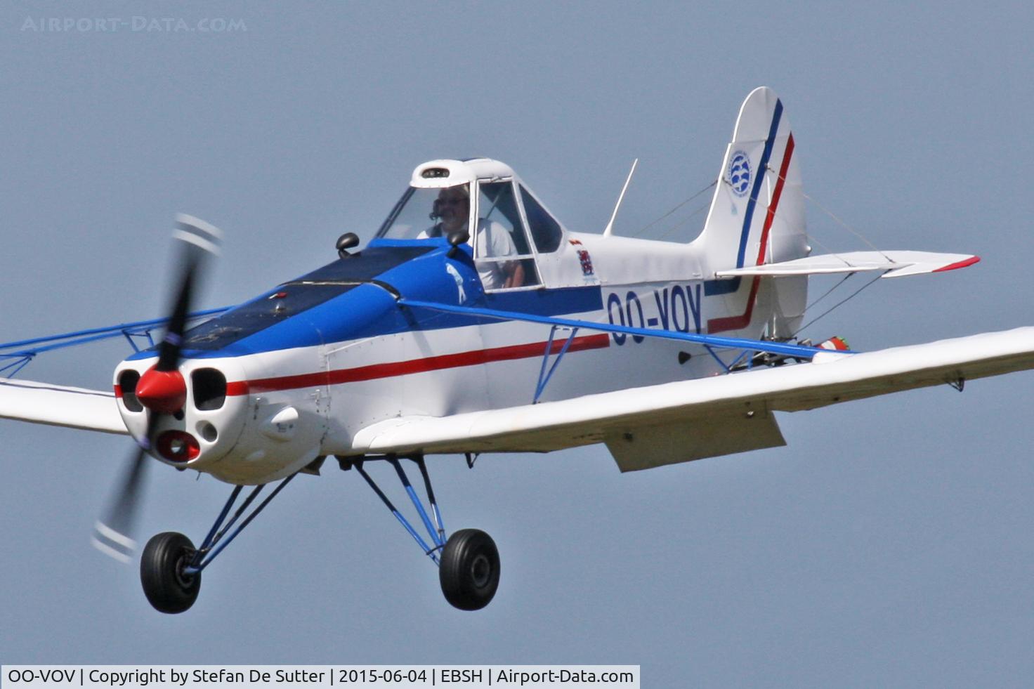 OO-VOV, Piper PA-25-235 Pawnee C/N 25-4340, @ EBSH