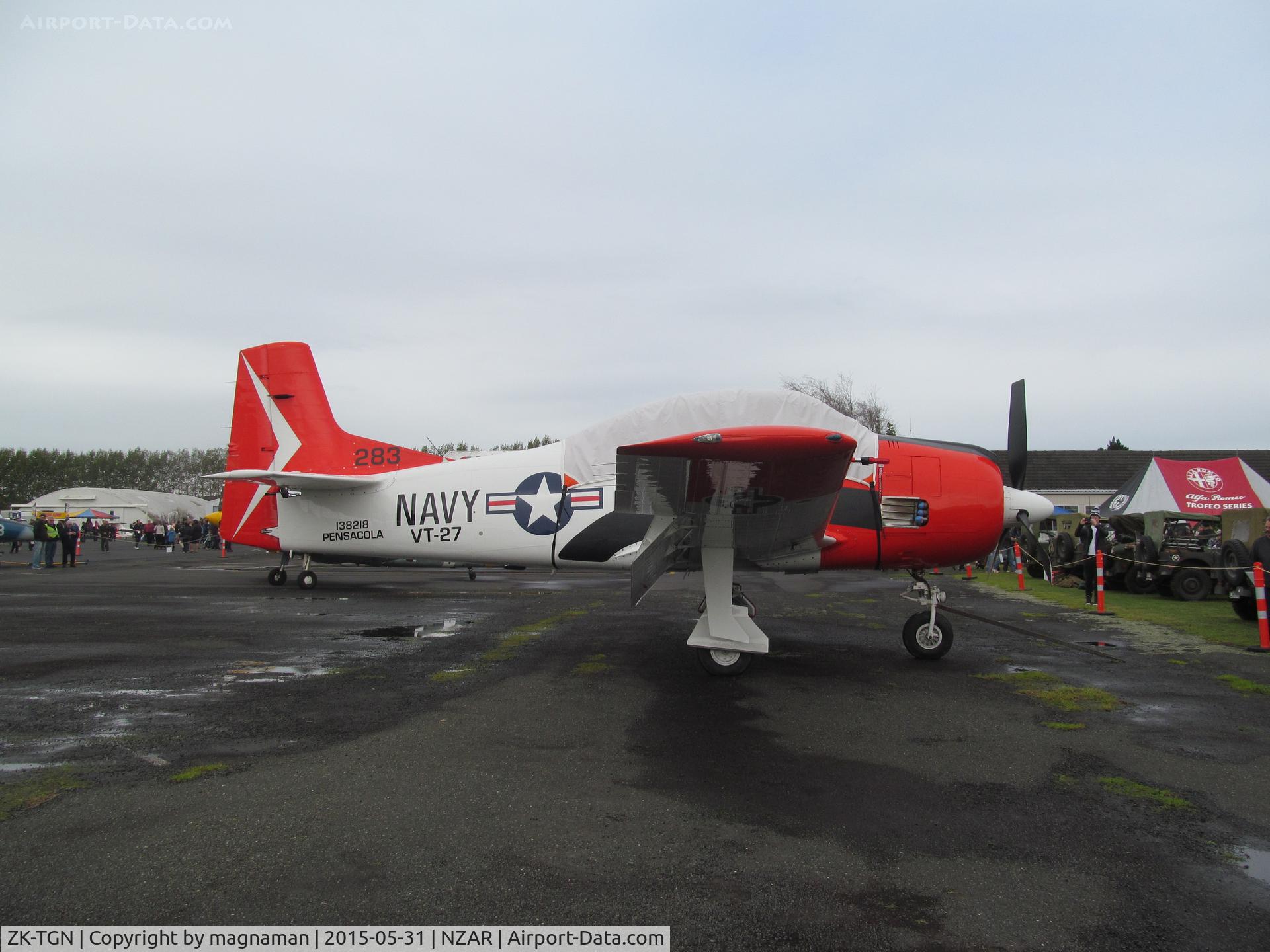 ZK-TGN, 1954 North American T-28B Trojan C/N 200-289, still to have first flight