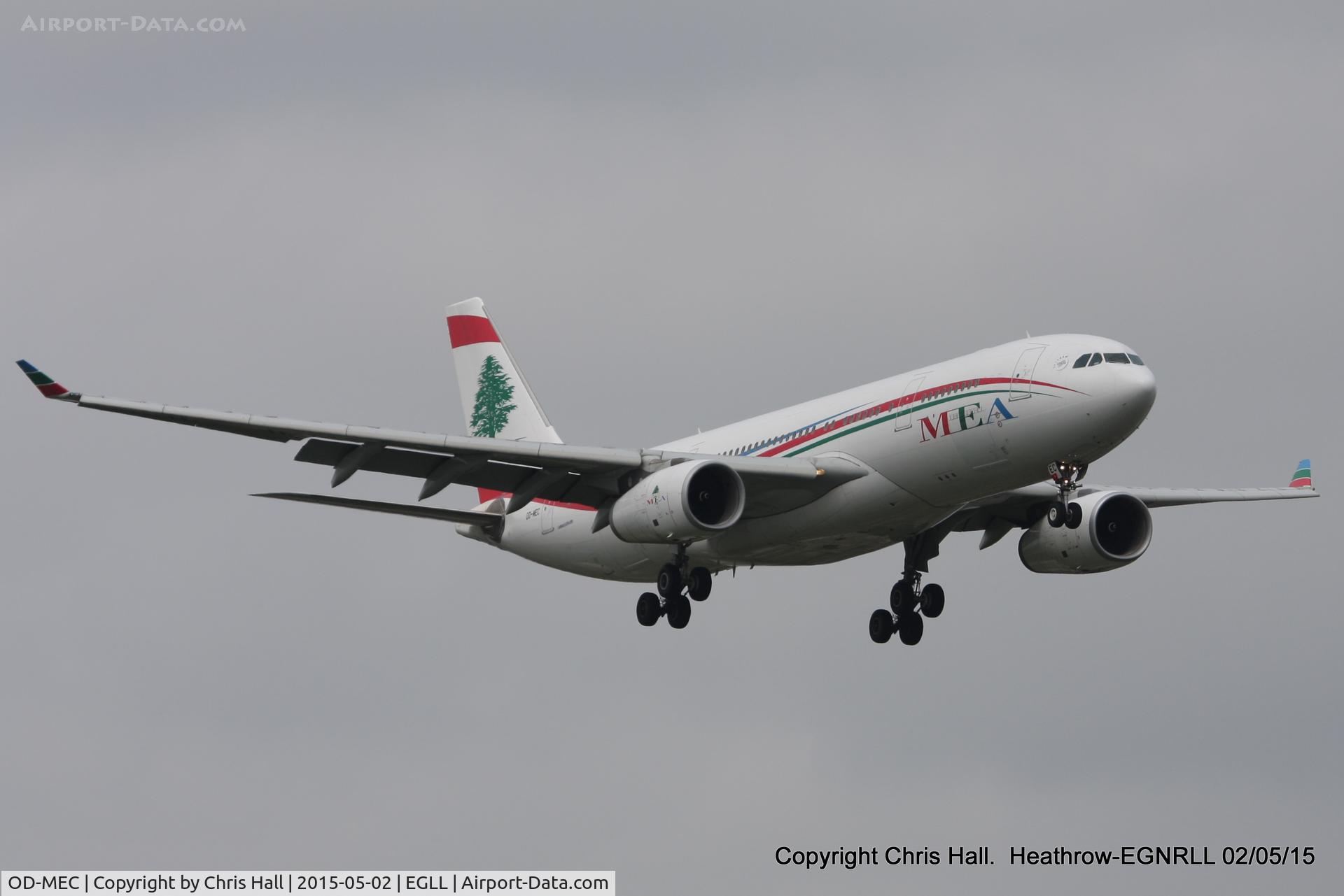 OD-MEC, 2009 Airbus A330-243 C/N 995, MEA - Middle East Airlines