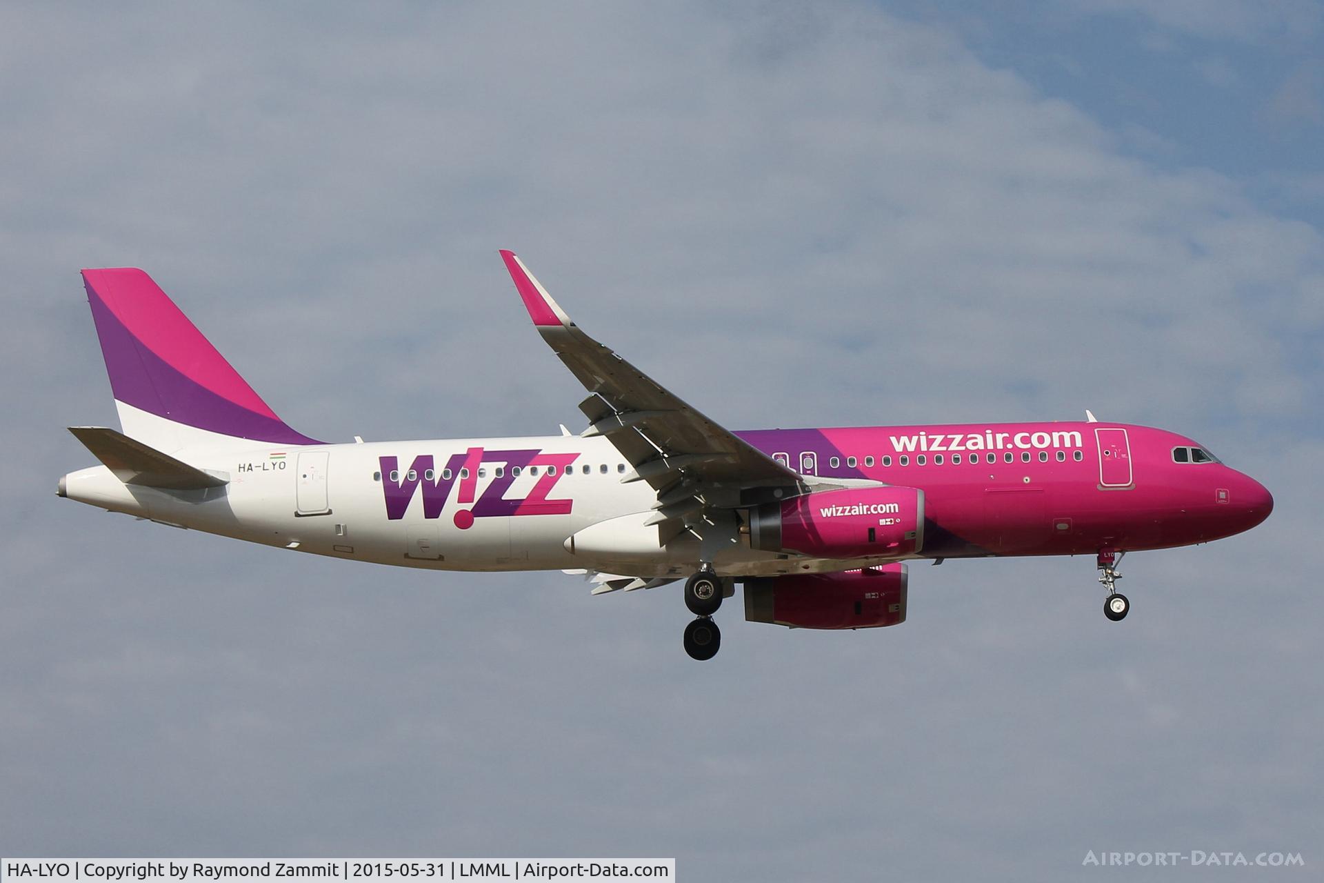 HA-LYO, 2015 Airbus A320-232 C/N 6576, A320 HA-LYO Wizzair