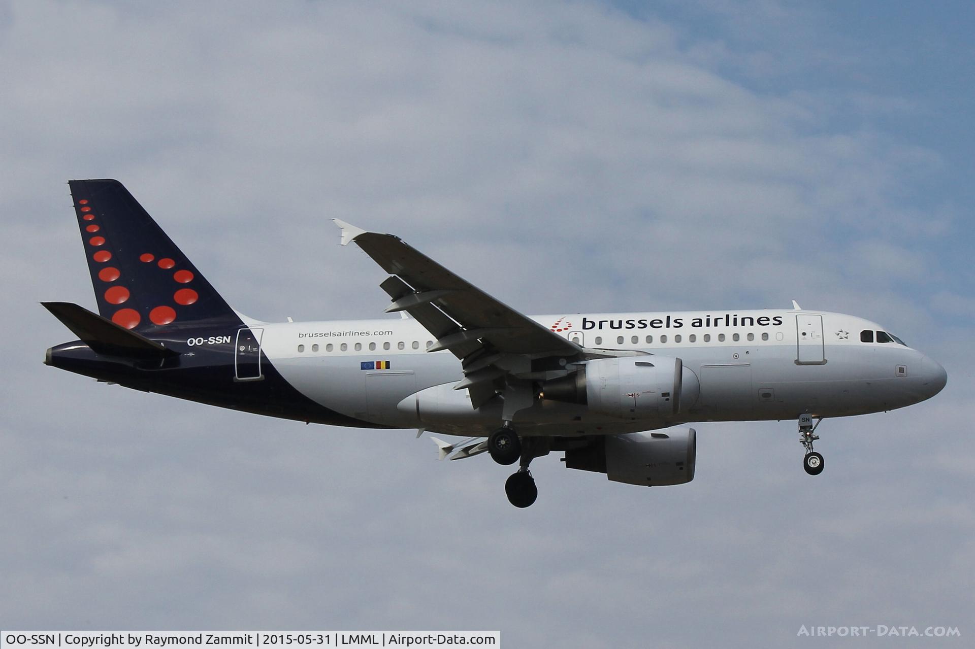OO-SSN, 2003 Airbus A319-112 C/N 1963, A319 OO-SSN Brussels Airlines