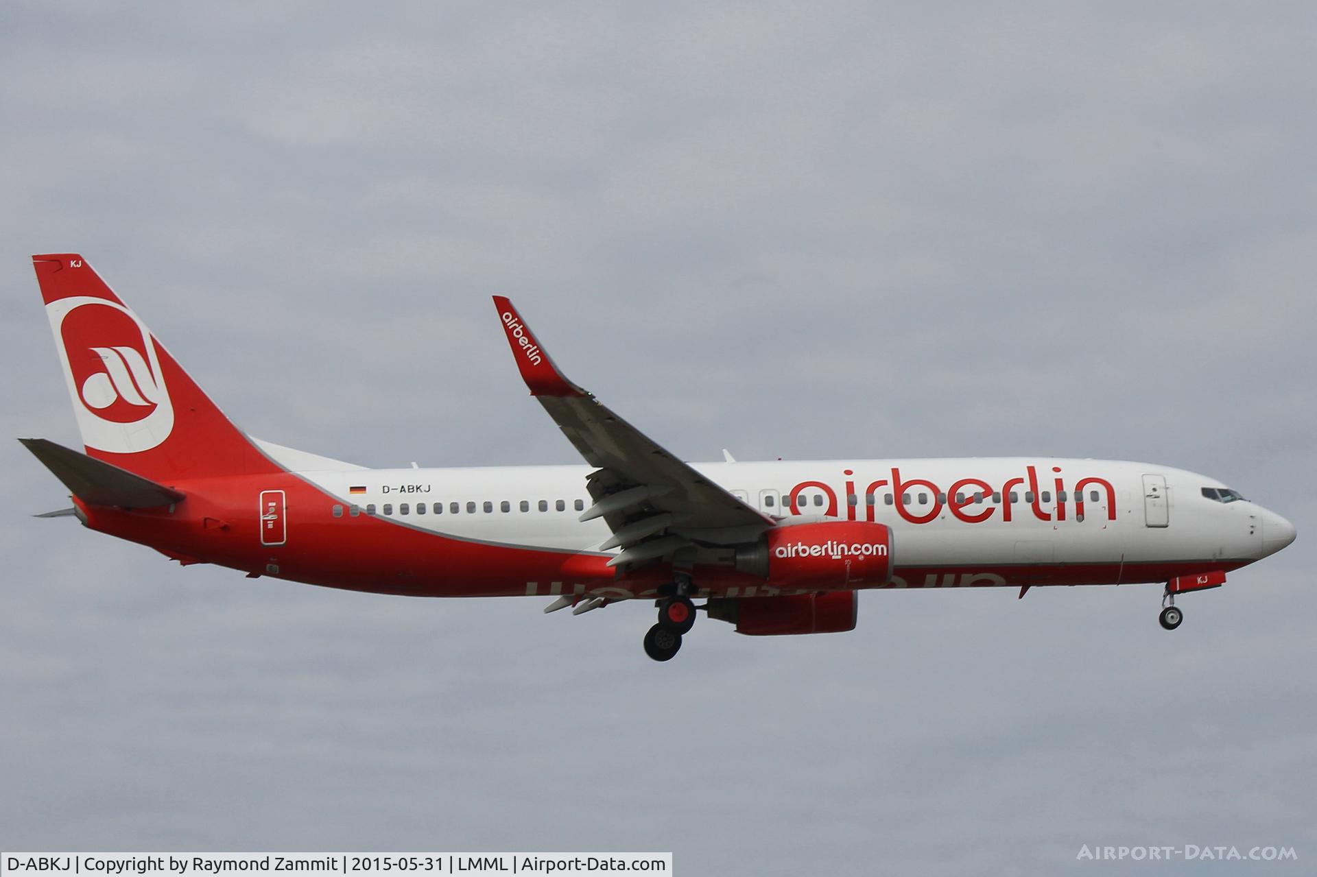 D-ABKJ, 2010 Boeing 737-86J C/N 37749, B737-800 D-ABKJ Air Berlin