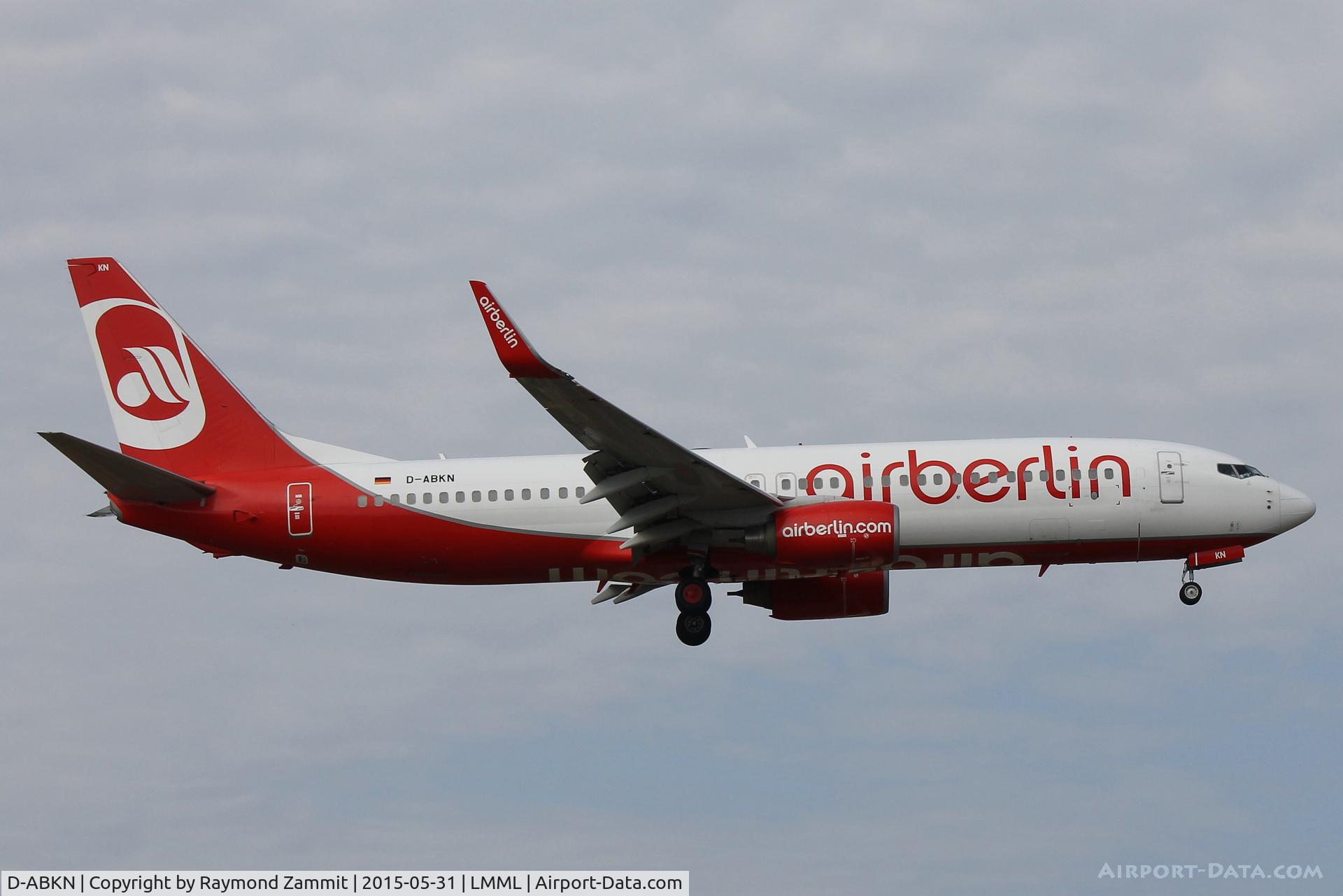 D-ABKN, 2010 Boeing 737-86J C/N 37756, B737-800 D-ABKN Air Berlin