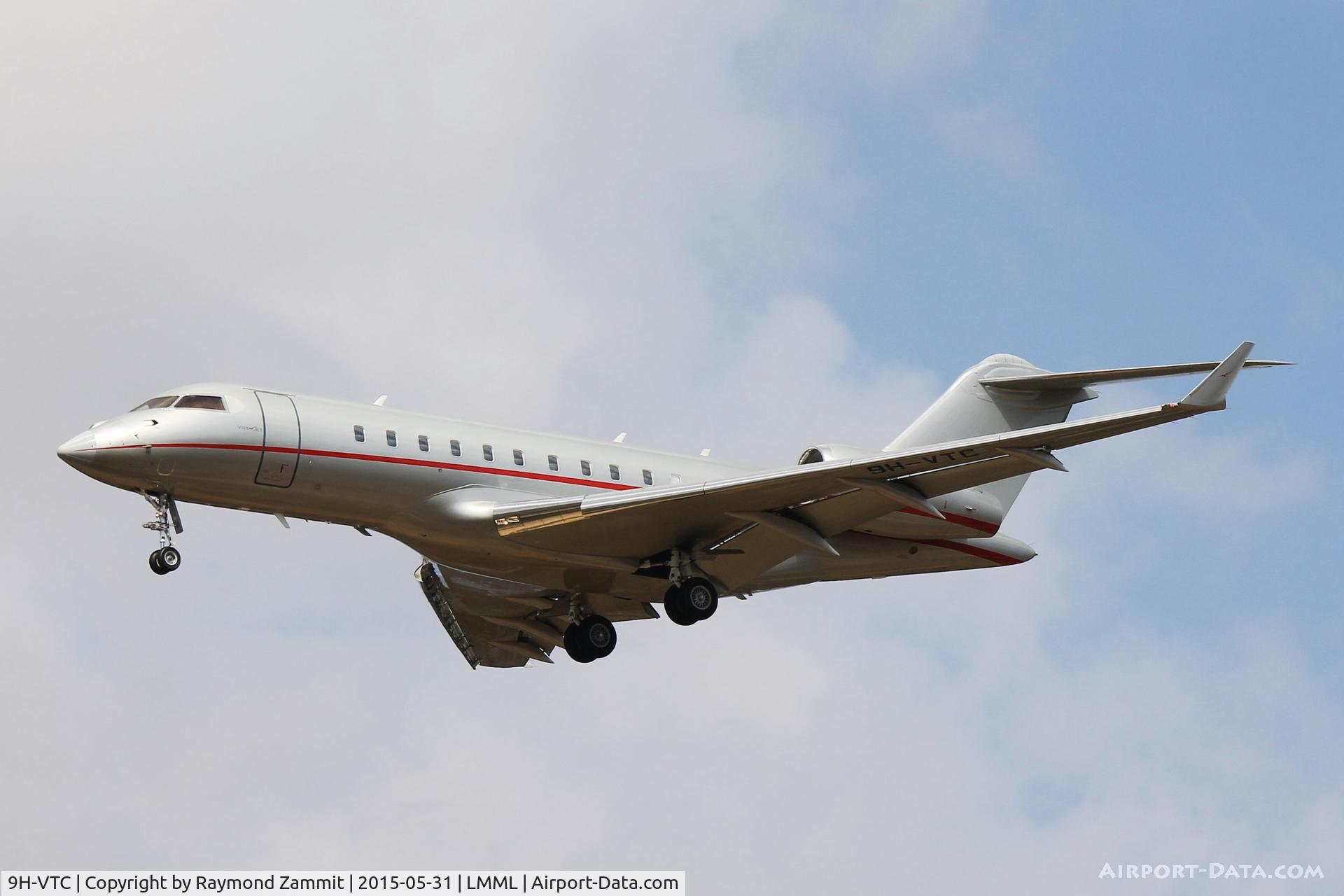 9H-VTC, 2013 Bombardier BD-700-1A11 Global 5000 C/N 9571, Bombardier BD-700 Global5000 9H-VTC Vistajet