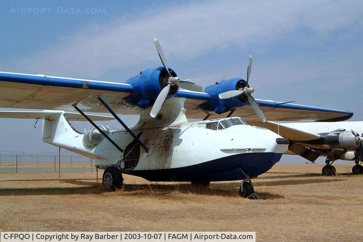 C-FPQO, 1943 Consolidated (Canadian Vickers) PBV-1A Canso A C/N 427, Canadian-Vickers PBV-1A Canso A [CV427] Johannesburg-Rand~ZS 07/10/2003