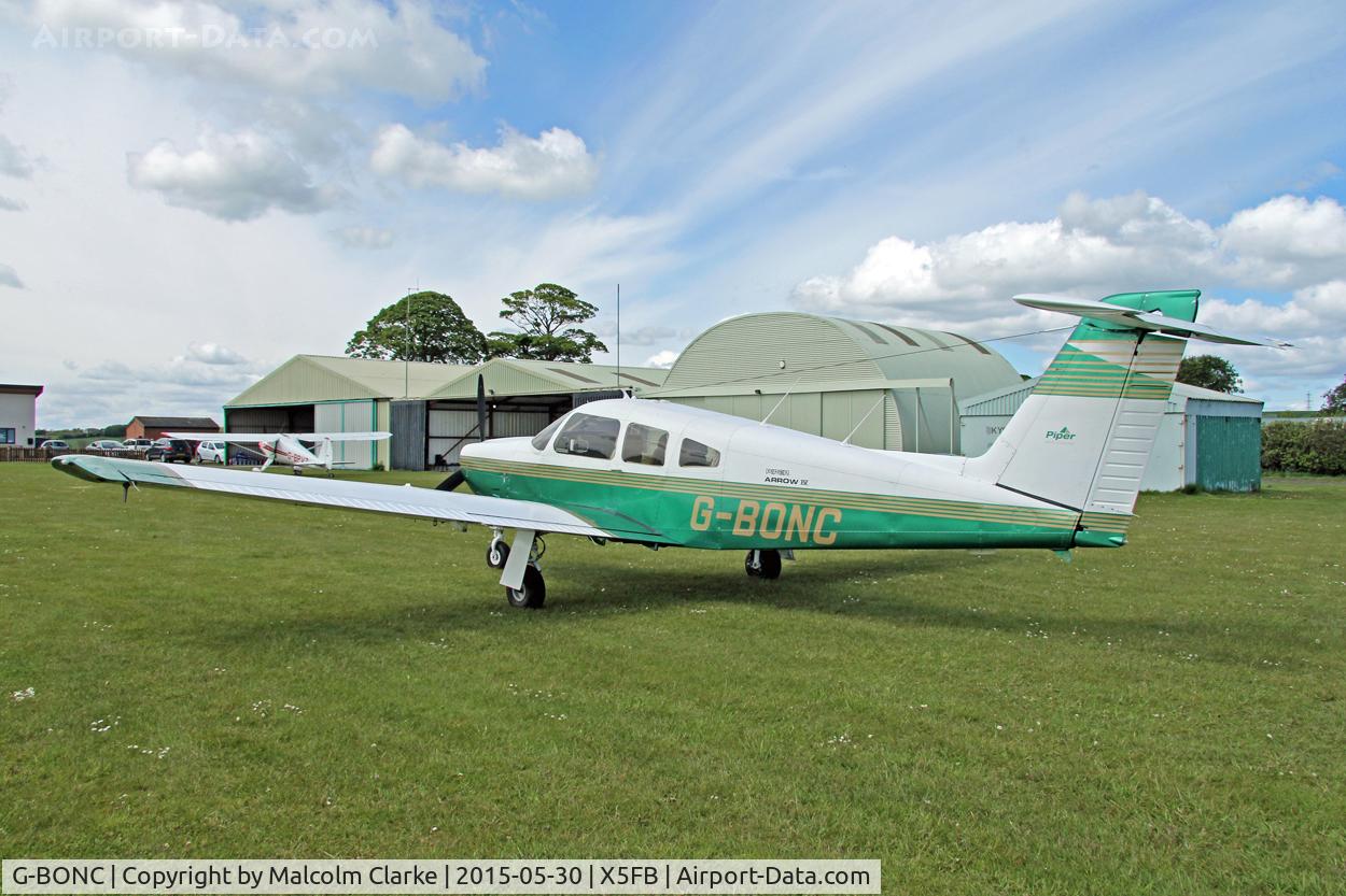 G-BONC, 1979 Piper PA-28RT-201 Arrow IV C/N 28R-7918007, Piper PA-28RT-201 Arrow IV at Fishburn Airfield UK, may 30th 2015.