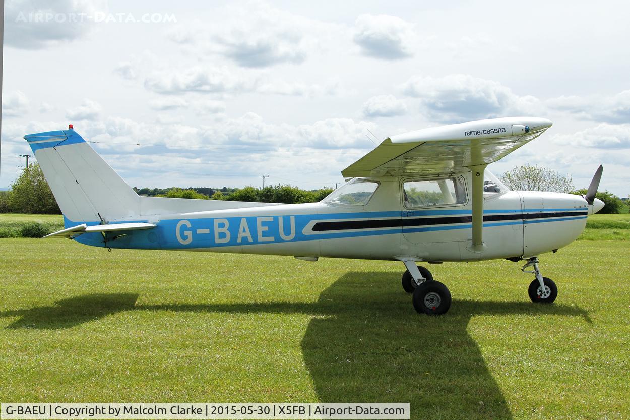 G-BAEU, 1972 Reims F150L C/N 0873, Reims F150L at Fishburn Airfield UK, May 30th 2015.