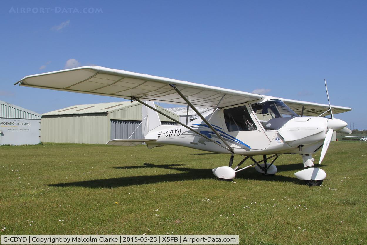 G-CDYD, 2006 Comco Ikarus C42 FB80 C/N 0604-6812, Ikarus C42 FB80 at Fishburn Airfield UK, May 23rd 2015.