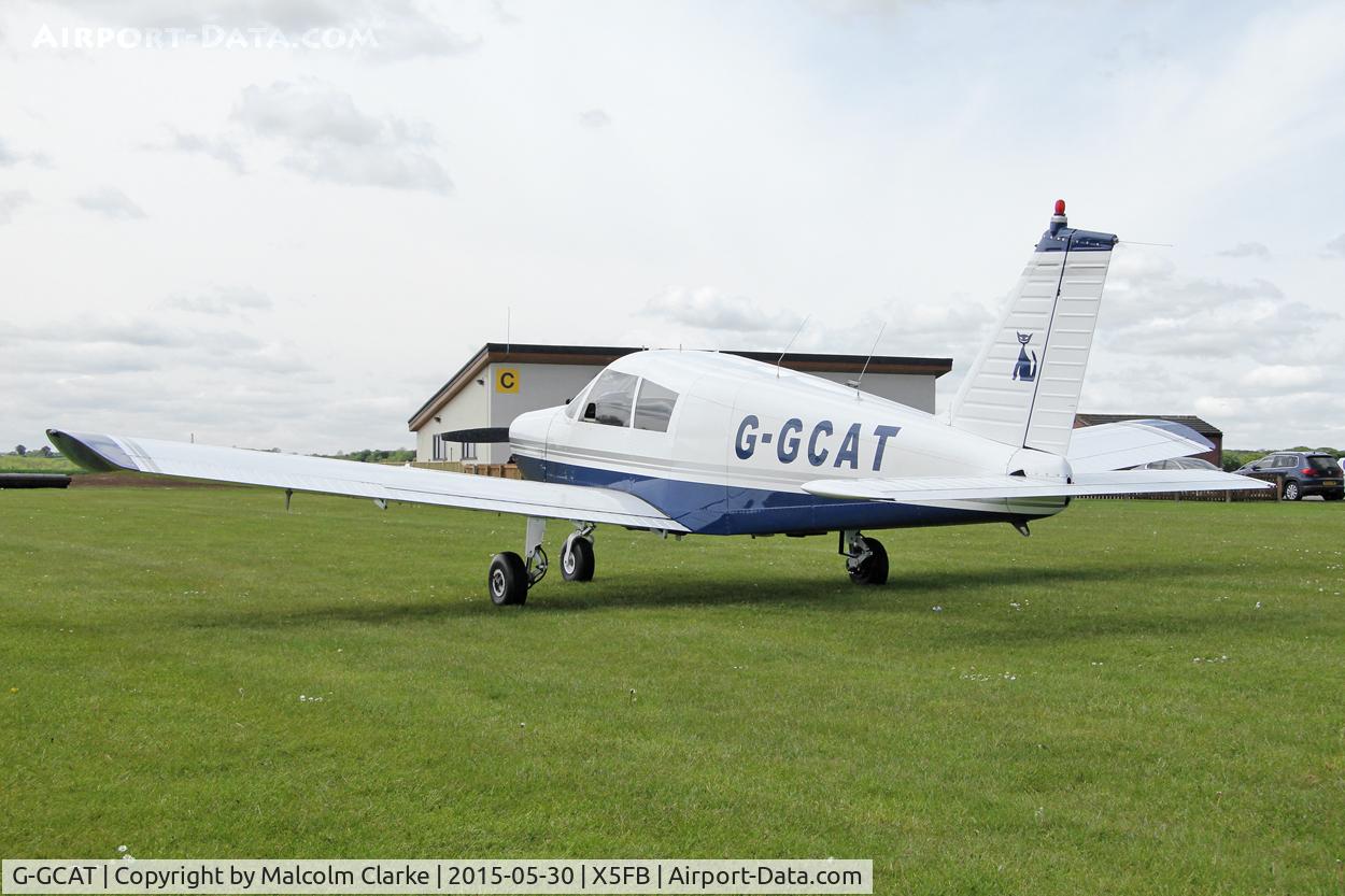 G-GCAT, 1969 Piper PA-28-140 Cherokee C/N 28-26032, Piper PA-28-140 Cherokee at Fishburn Airfield UK, May 30th 2015.