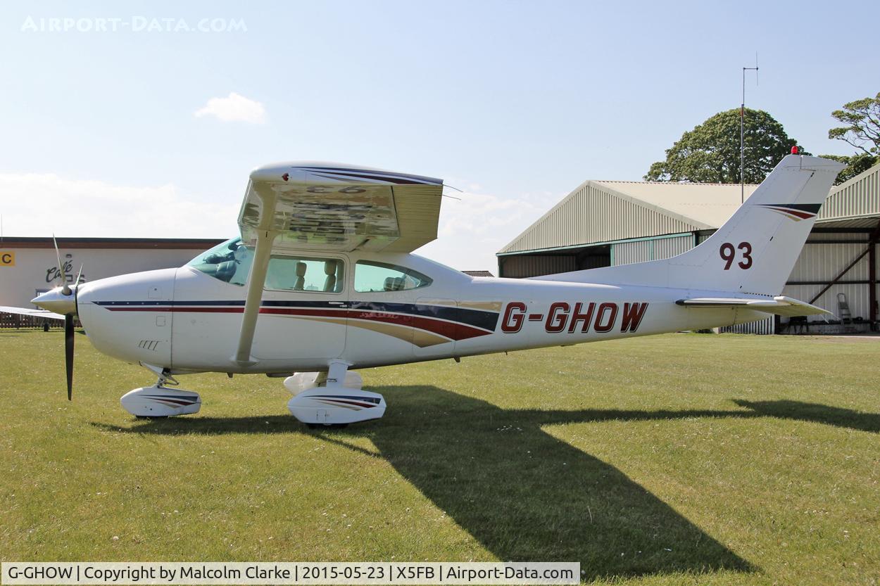 G-GHOW, 1980 Reims F182Q Skylane C/N 0151, Reims F182Q at Fishburn Airfield UK, May 23rd 2015.
