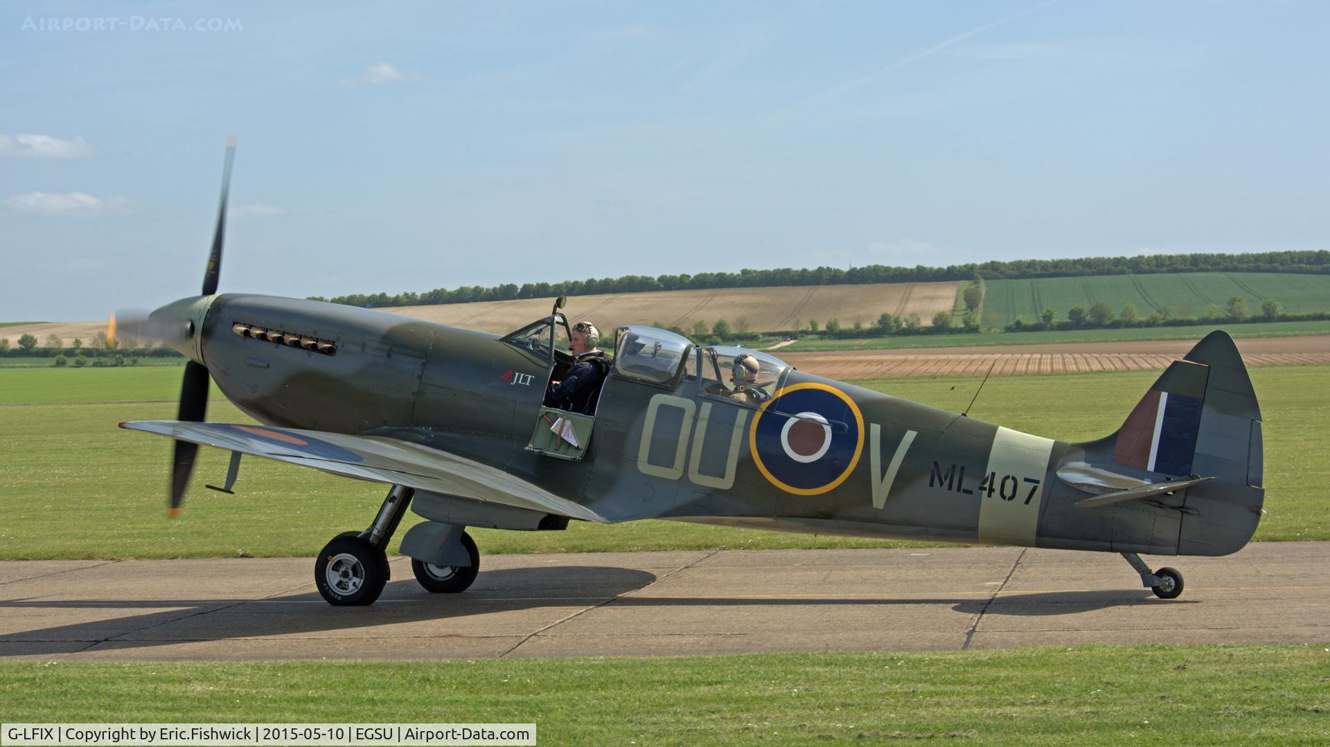 G-LFIX, 1944 Supermarine 509 Spitfire LF.IX (T.IX) C/N CBAF.8463, 1. ML407 at The Imperial War Museum, Duxford.