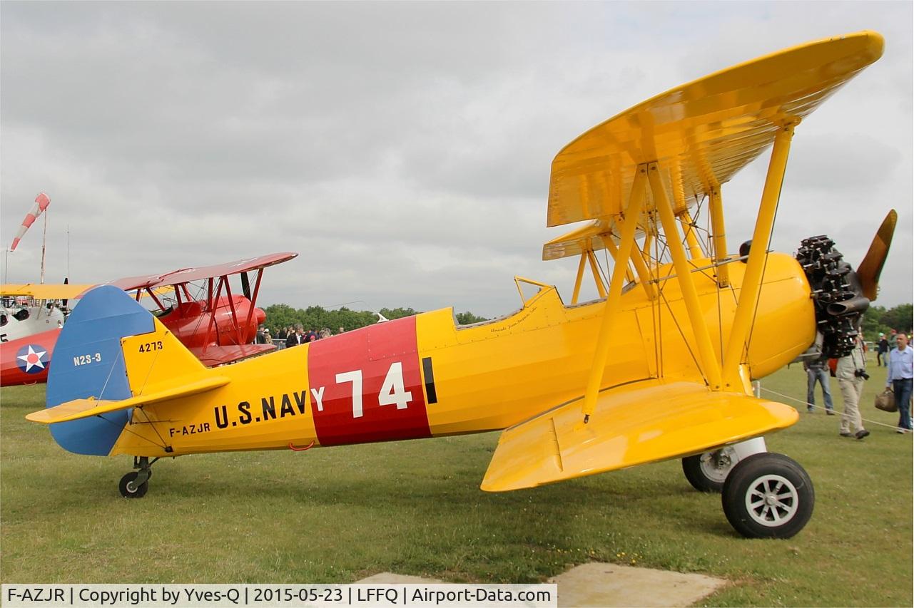 F-AZJR, 1942 Boeing-Stearman PT-13D (E75) C/N 75-5656, F-AZJR - Boeing PT-13D Kaydet (E75), La Ferté-Alais airfield (LFFQ) Airshow 2015