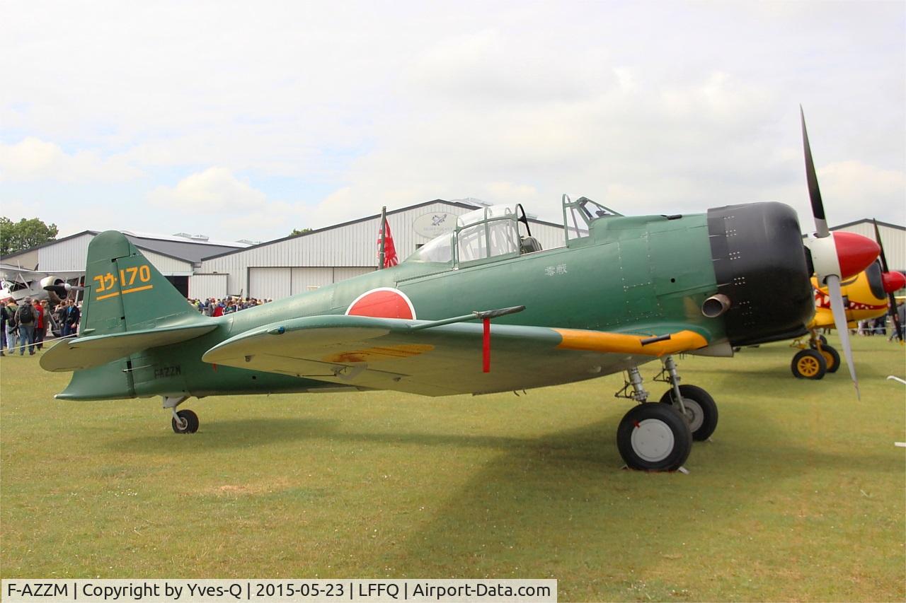 F-AZZM, 2000 North American AT-6B Texan C/N SA-32, North American AT-6B Texan, La Ferté-Alais airfield (LFFQ) Airshow 2015