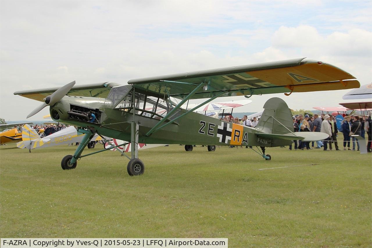 F-AZRA, Fieseler Fi-156C-3 Storch C/N 2039, Fieseler Fi-156C-3 Storch, La Ferté-Alais airfield (LFFQ) Airshow 2015