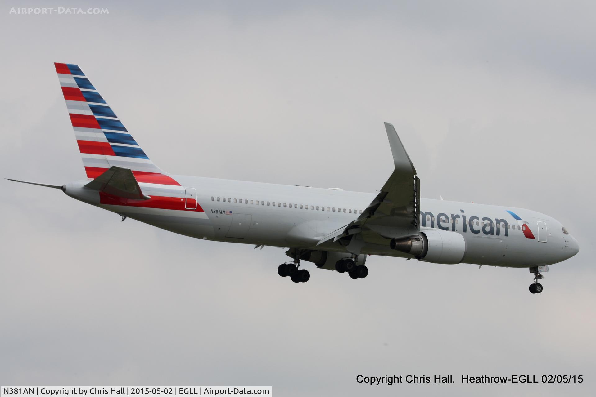 N381AN, 1993 Boeing 767-323 C/N 25450, American Airlines