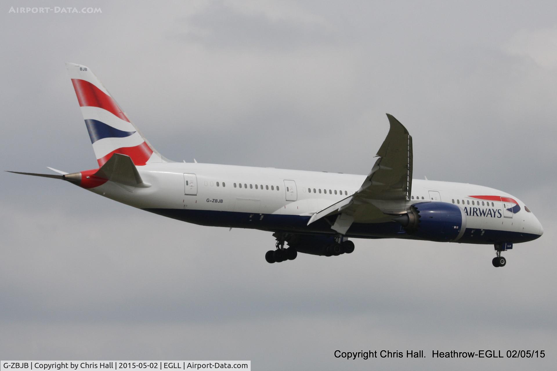 G-ZBJB, 2013 Boeing 787-8 Dreamliner C/N 38610, British Airways