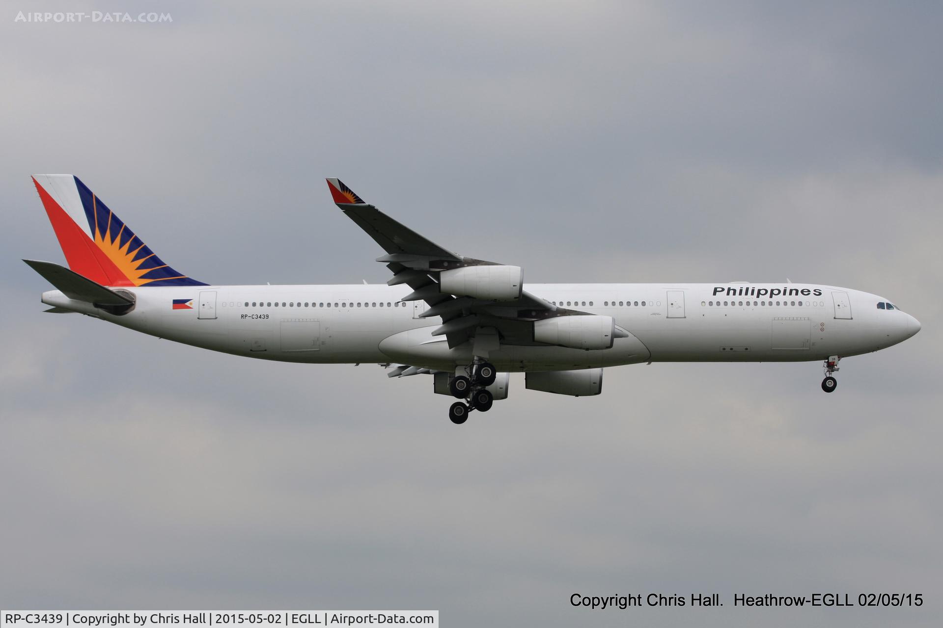 RP-C3439, 2002 Airbus A340-313 C/N 459, Philippine Airlines