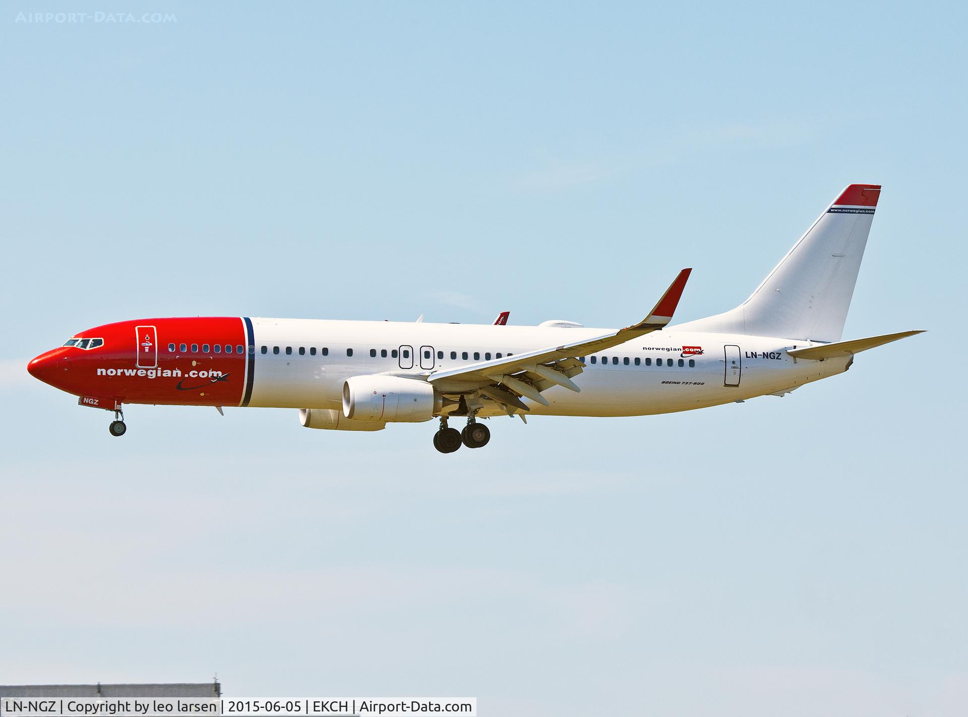LN-NGZ, 2014 Boeing 737-8JP C/N 41127, Copenhagen 5.6.15