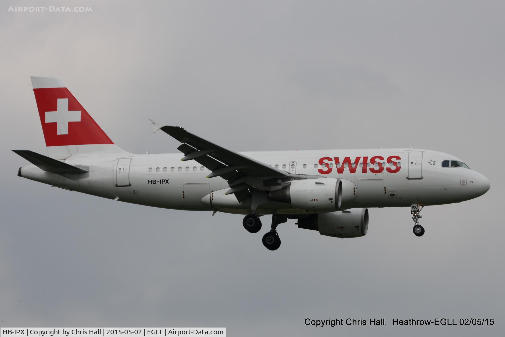 HB-IPX, 1996 Airbus A319-112 C/N 612, Swiss