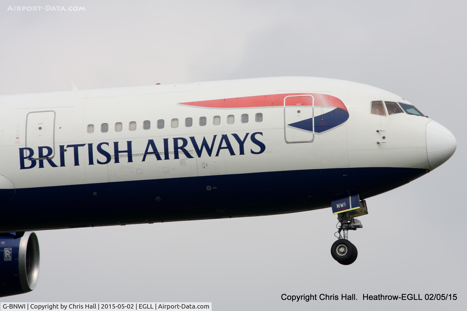 G-BNWI, 1990 Boeing 767-336 C/N 24341, British Airways