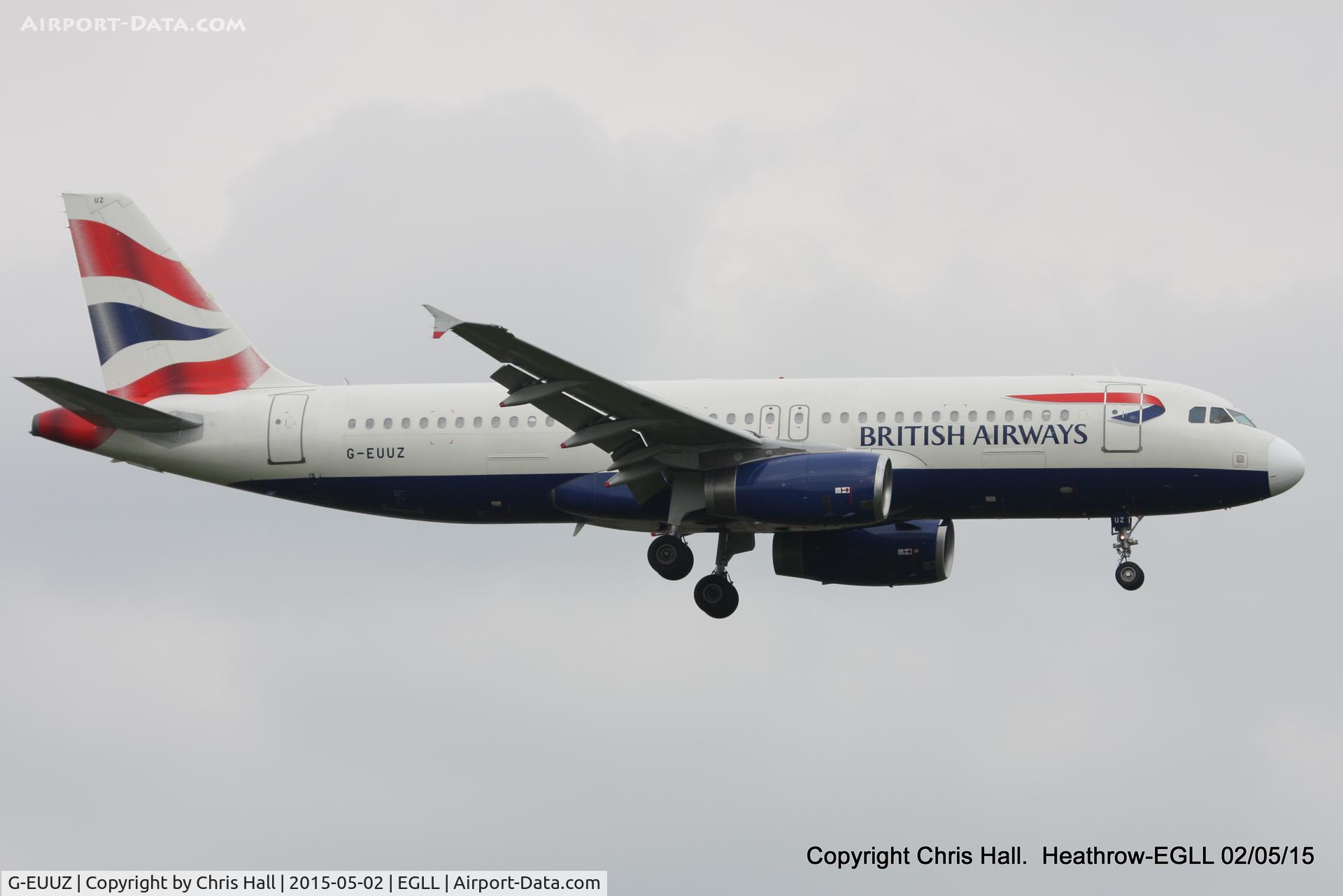 G-EUUZ, 2008 Airbus A320-232 C/N 3649, British Airways
