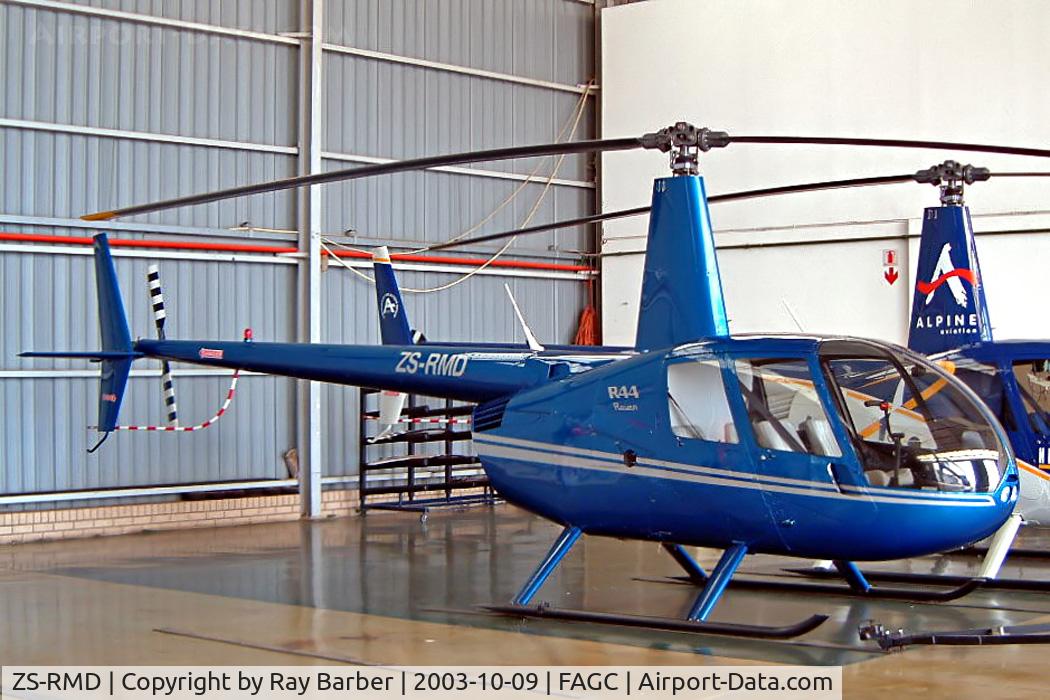 ZS-RMD, 2000 Robinson R44 Raven C/N 0812, Robinson R-44 Raven [0812] Grand Central~ZS 09/10/2003
