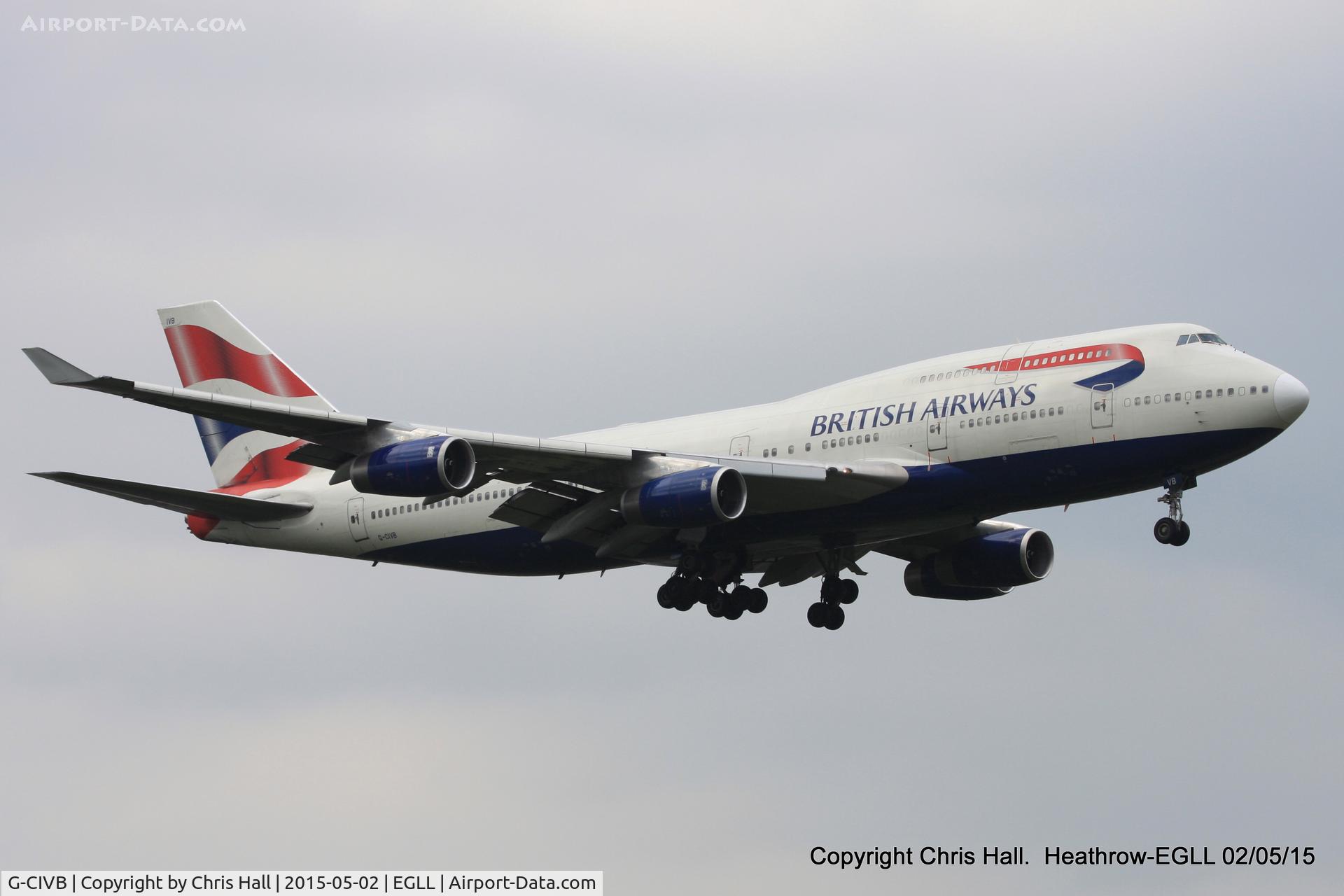 G-CIVB, 1994 Boeing 747-436 C/N 25811, British Airways
