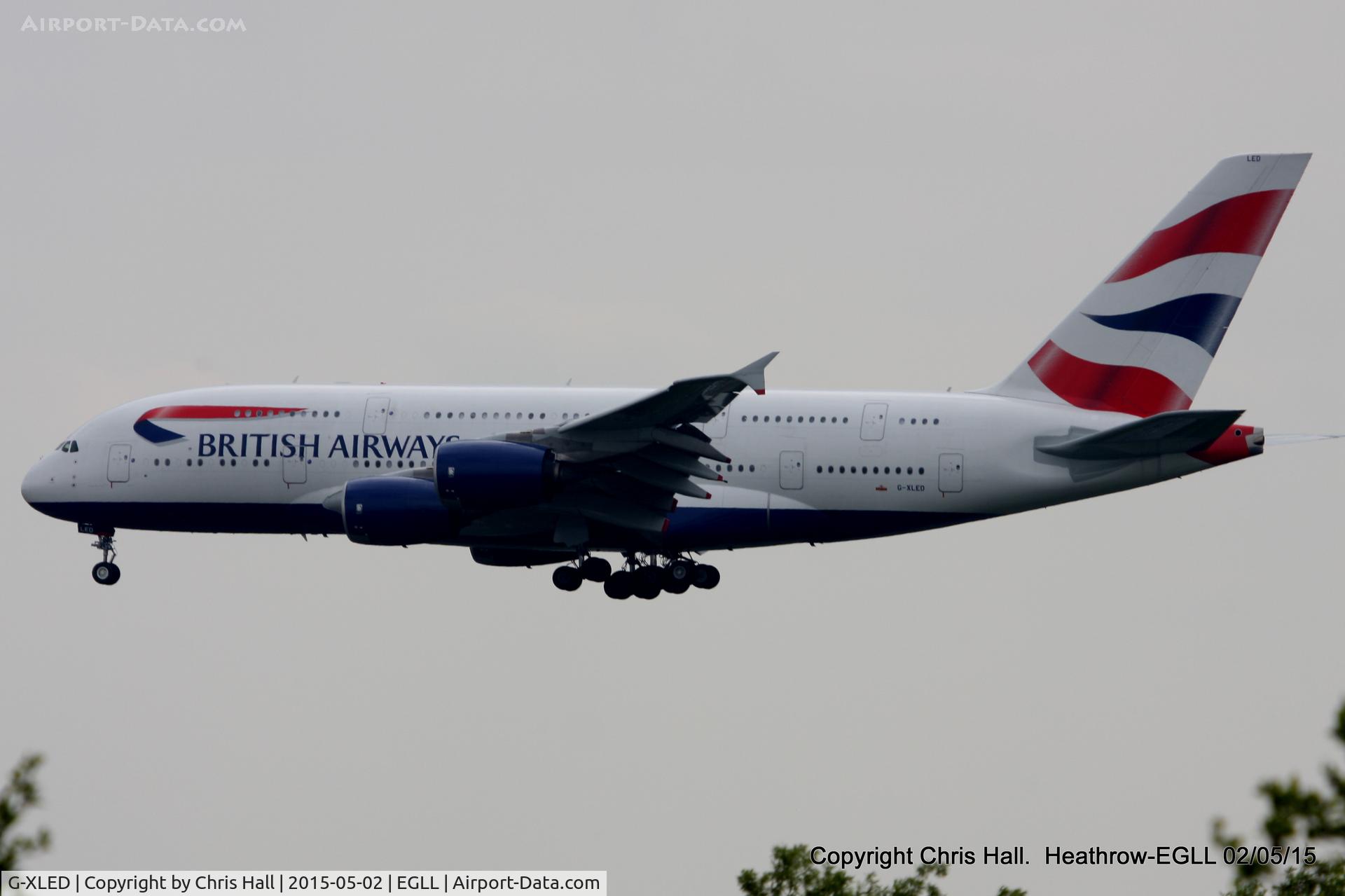 G-XLED, 2013 Airbus A380-841 C/N 144, British Airways