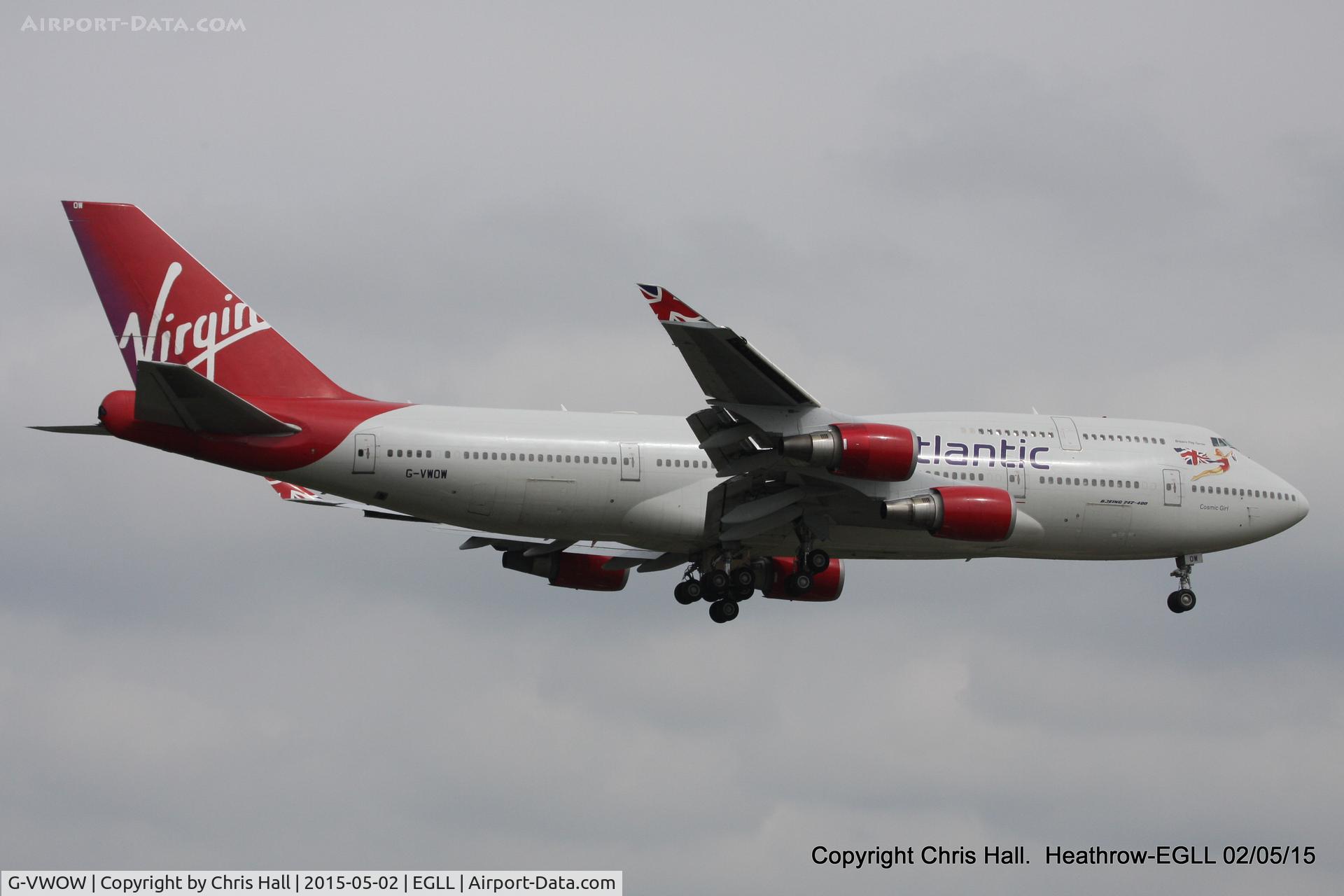 G-VWOW, 2001 Boeing 747-41R C/N 32745, Virgin Atlantic