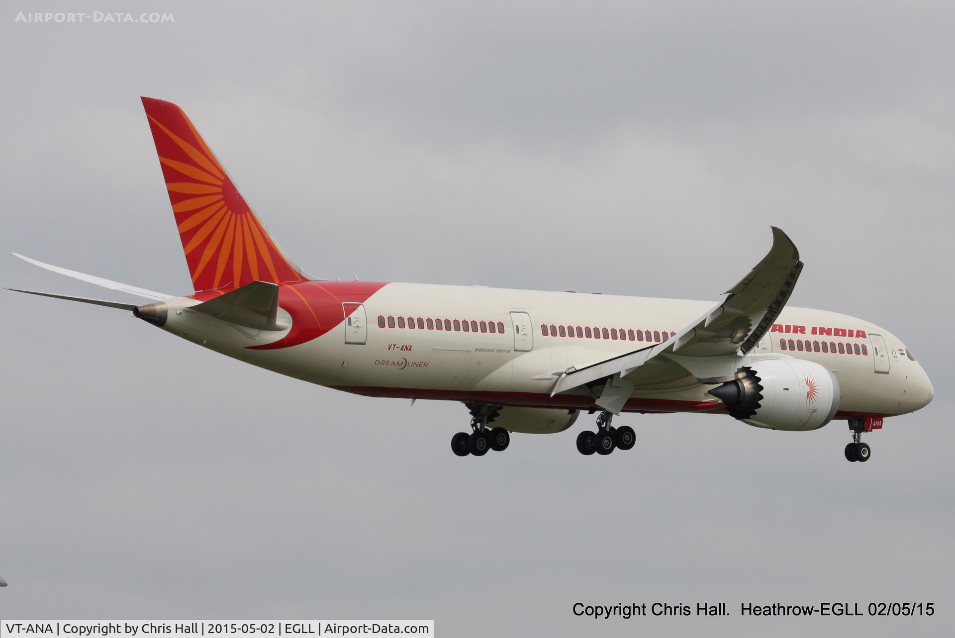 VT-ANA, 2011 Boeing 787-8 Dreamliner C/N 36273, Air India